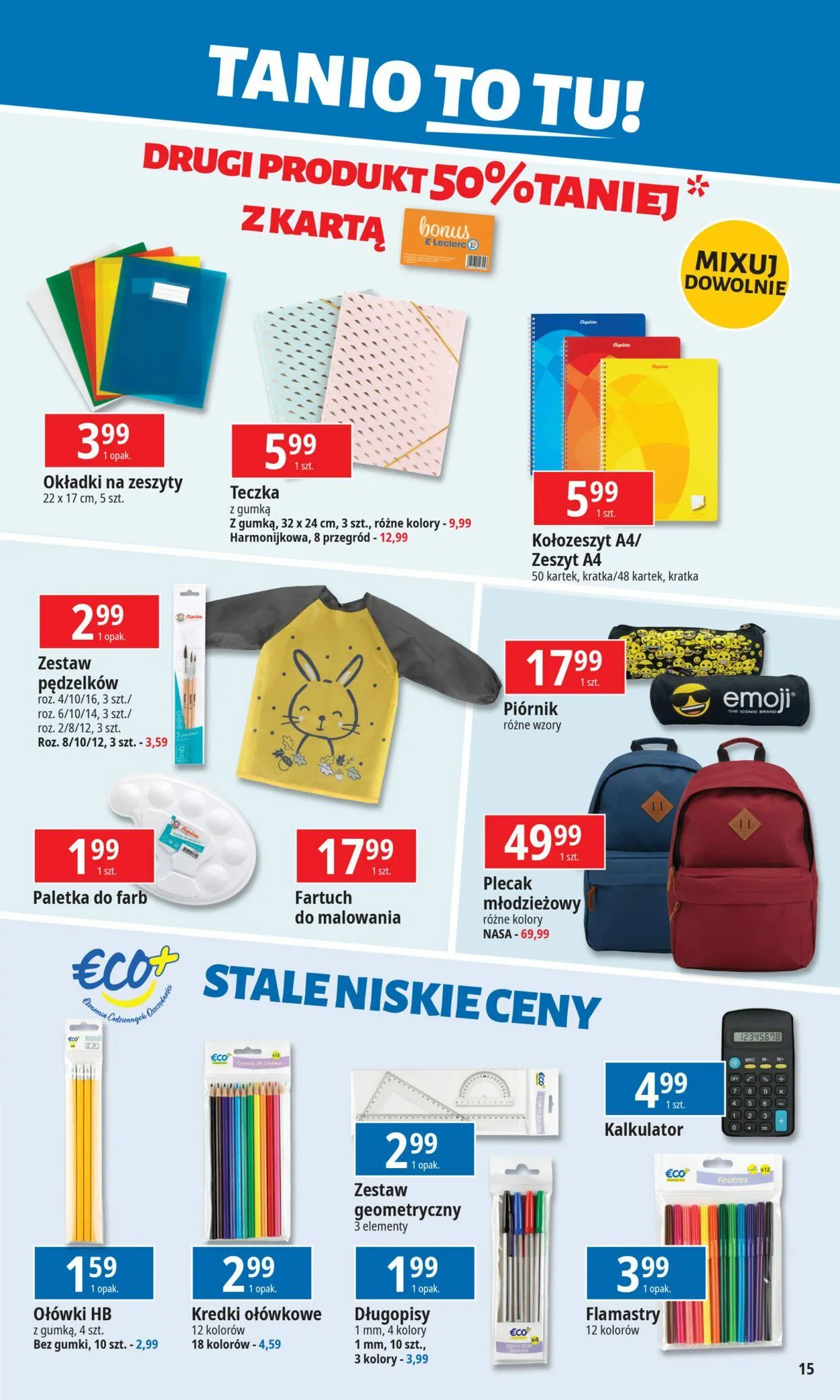 Gazetka E.Leclerc Aktualna gazetka od 14 października do 28 października 2024 - Strona 15