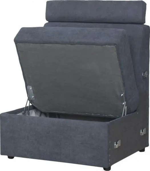 Siedzisko 1-osobowe Lazur (diamentowy grafit)