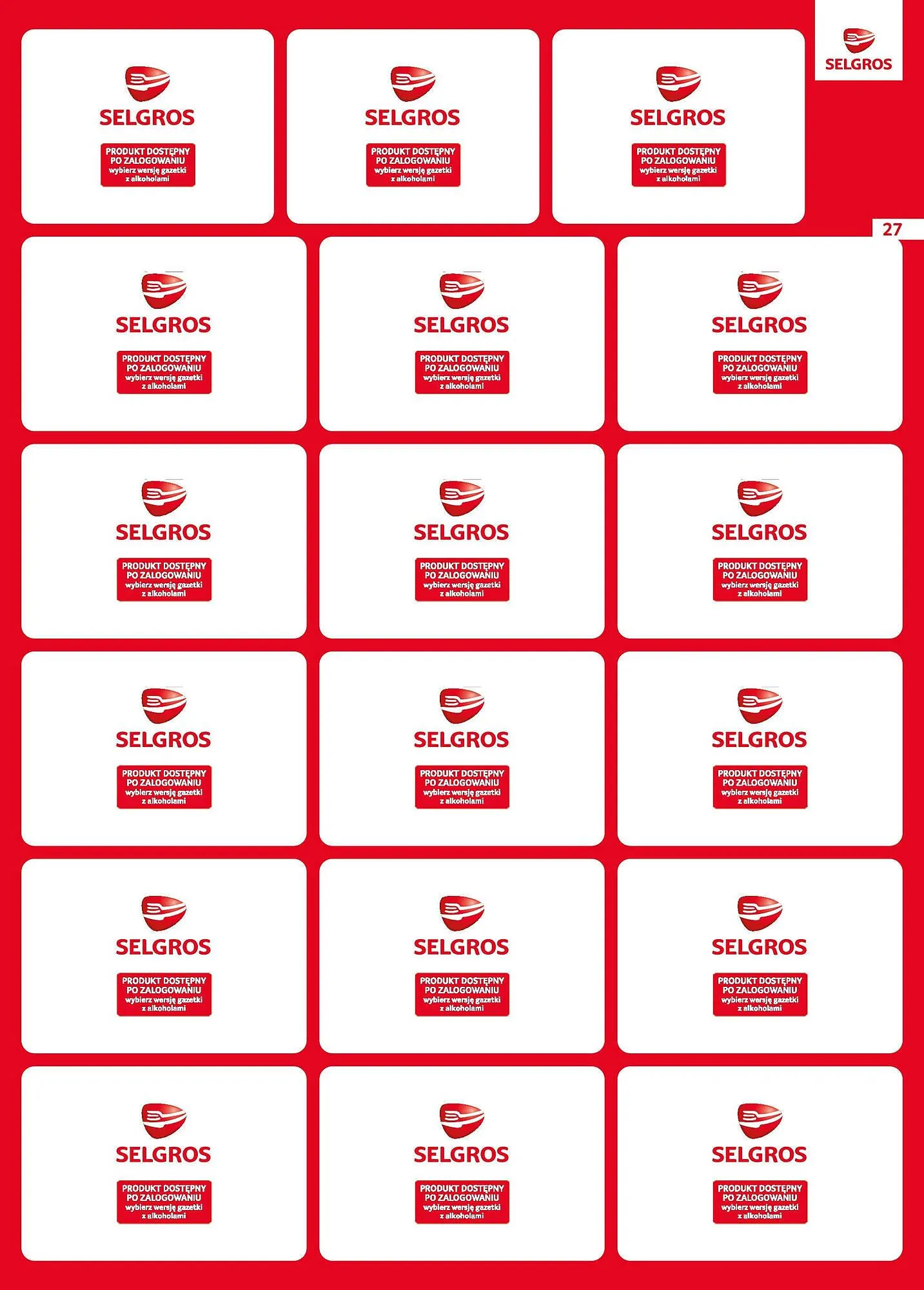 Gazetka Selgros gazetka od 6 lutego do 19 lutego 2025 - Strona 27