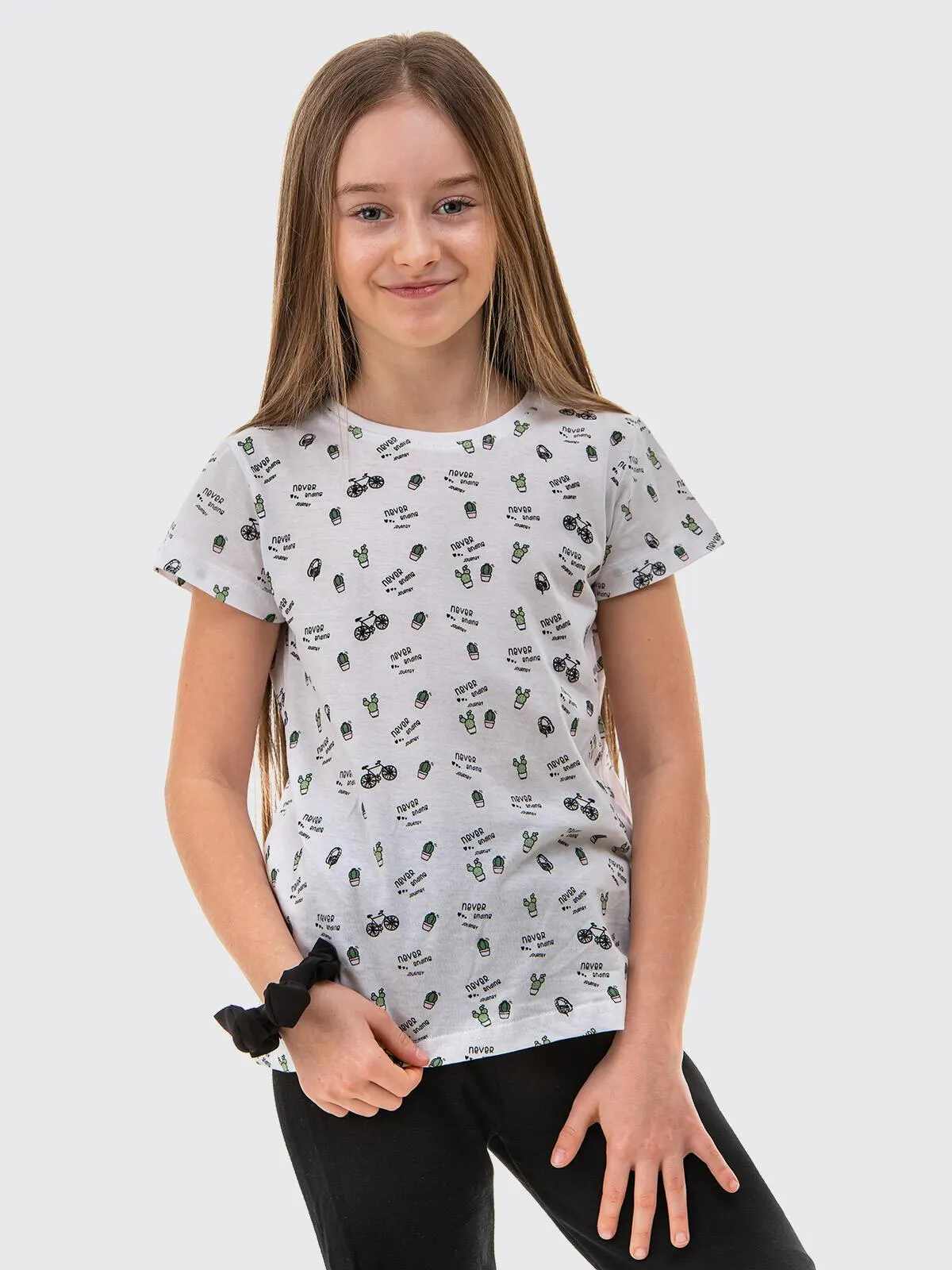 T-shirt bawełniany z nadrukiem