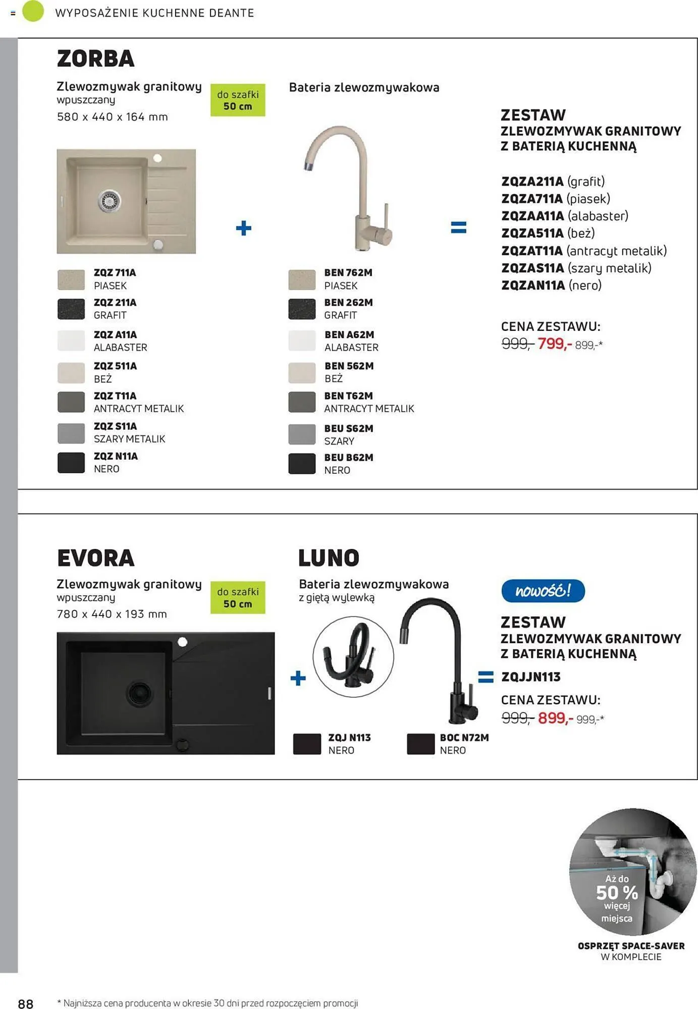 Gazetka Deante gazetka od 1 sierpnia do 31 grudnia 2023 - Strona 88