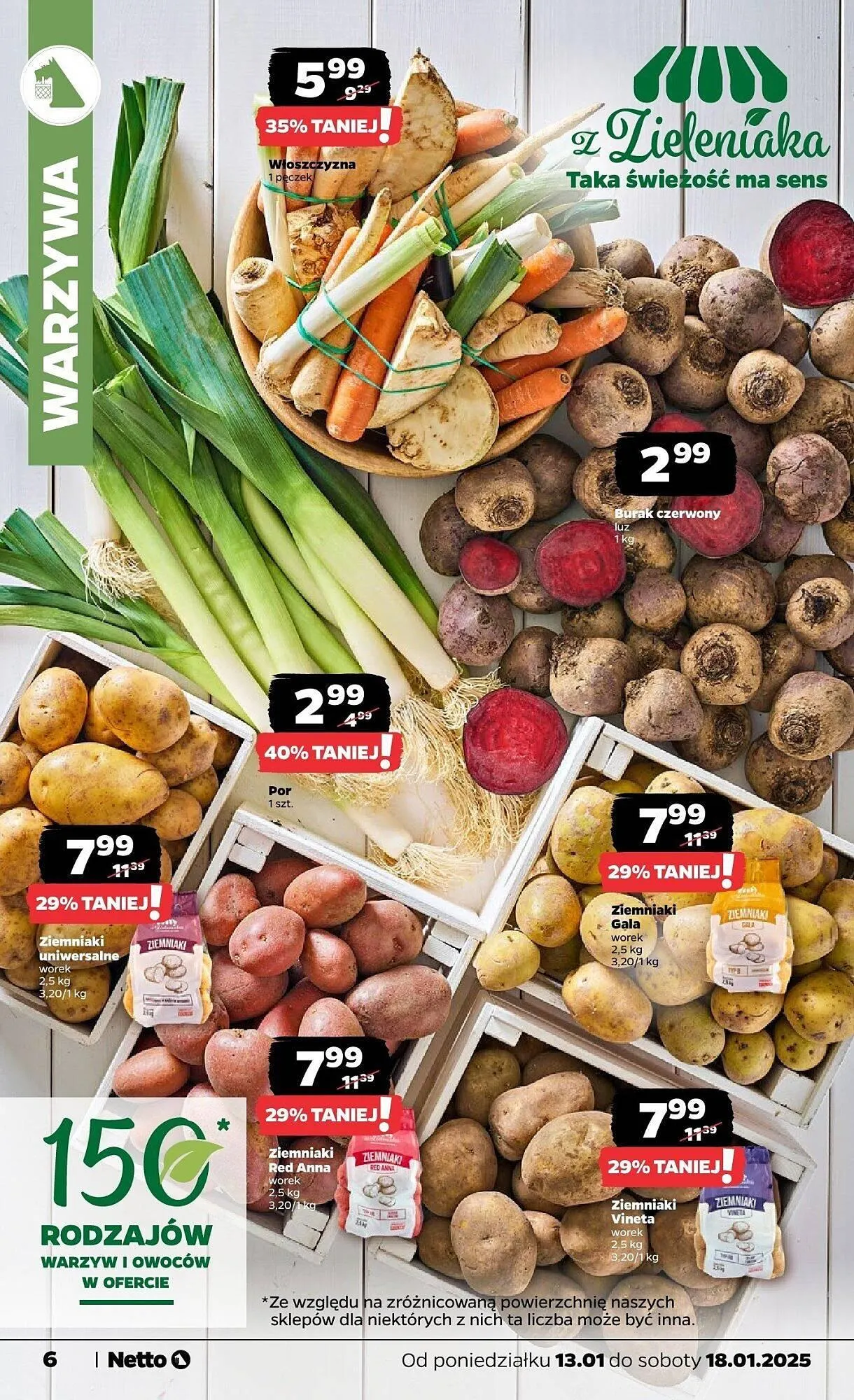 Gazetka Netto gazetka od 13 stycznia do 18 stycznia 2025 - Strona 6