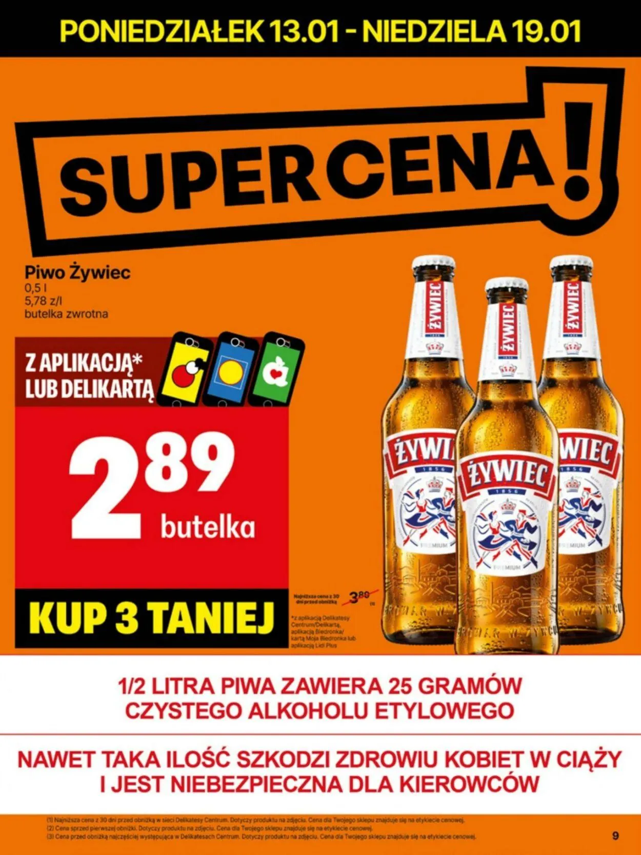 Gazetka Delikatesy Centrum Aktualna gazetka od 13 stycznia do 19 stycznia 2025 - Strona 9