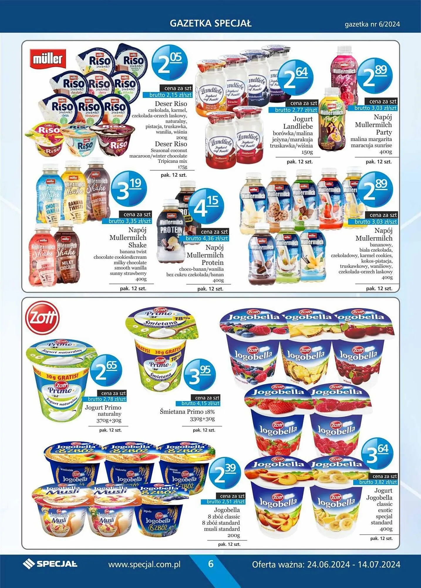 Gazetka Specjał gazetka od 24 czerwca do 14 lipca 2024 - Strona 6
