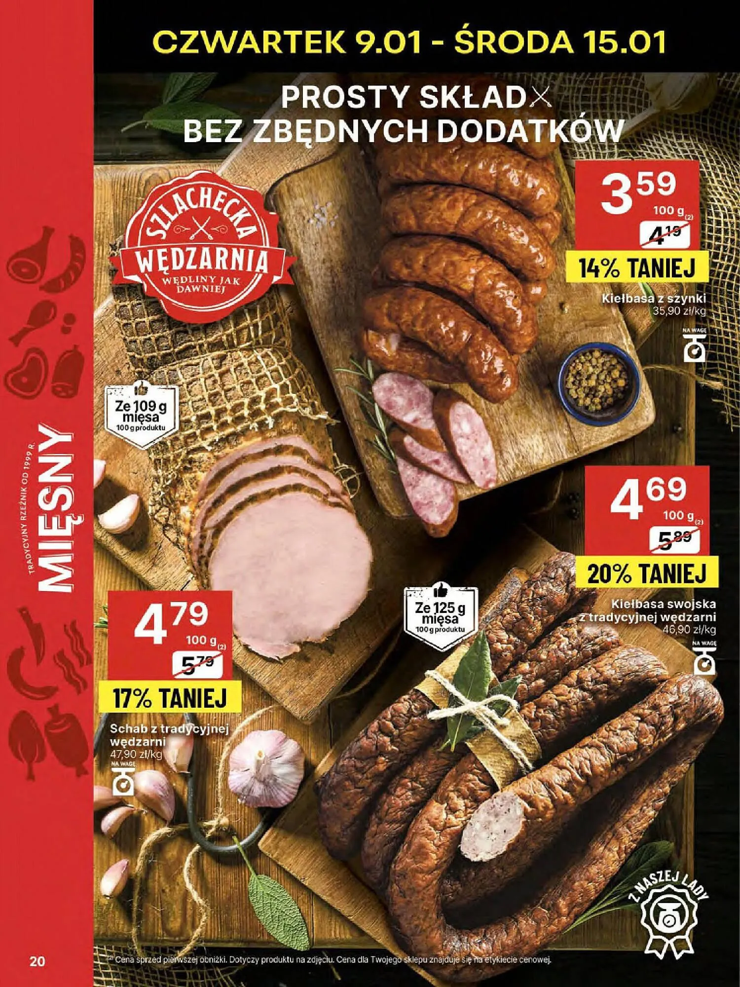 Gazetka Delikatesy Centrum gazetka od 9 stycznia do 15 stycznia 2025 - Strona 20