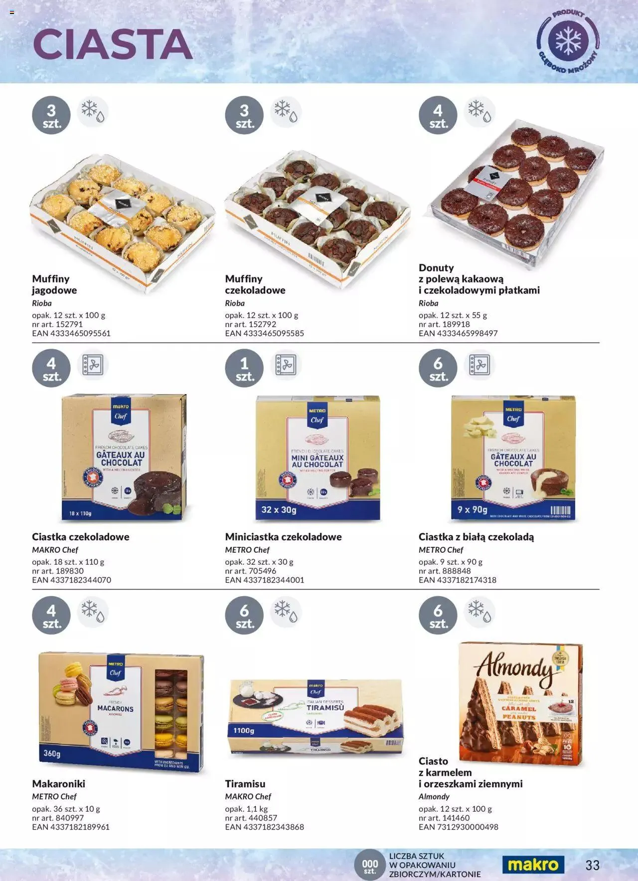 Gazetka Makro Gazetka - Mrożonki od 20 maja do 31 stycznia 2025 - Strona 33
