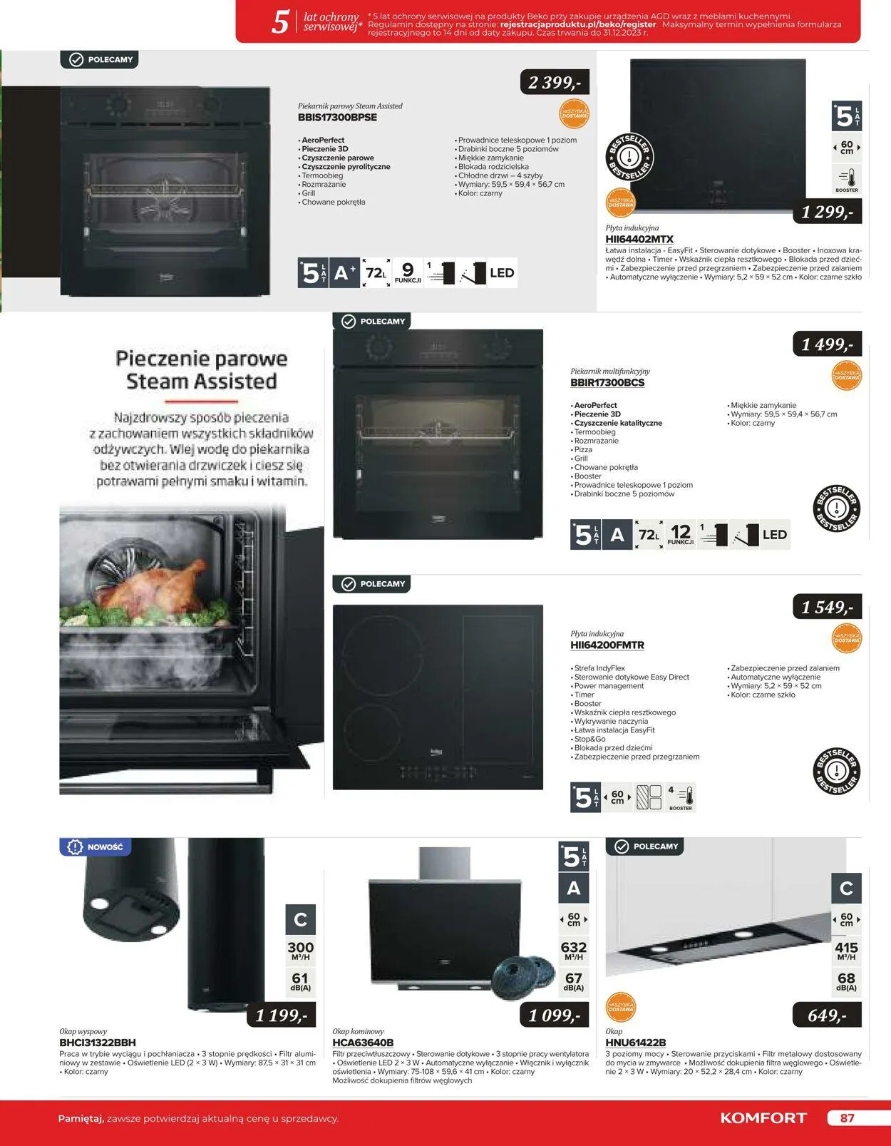 Gazetka Komfort Aktualna gazetka od 25 października do 31 stycznia 2024 - Strona 86