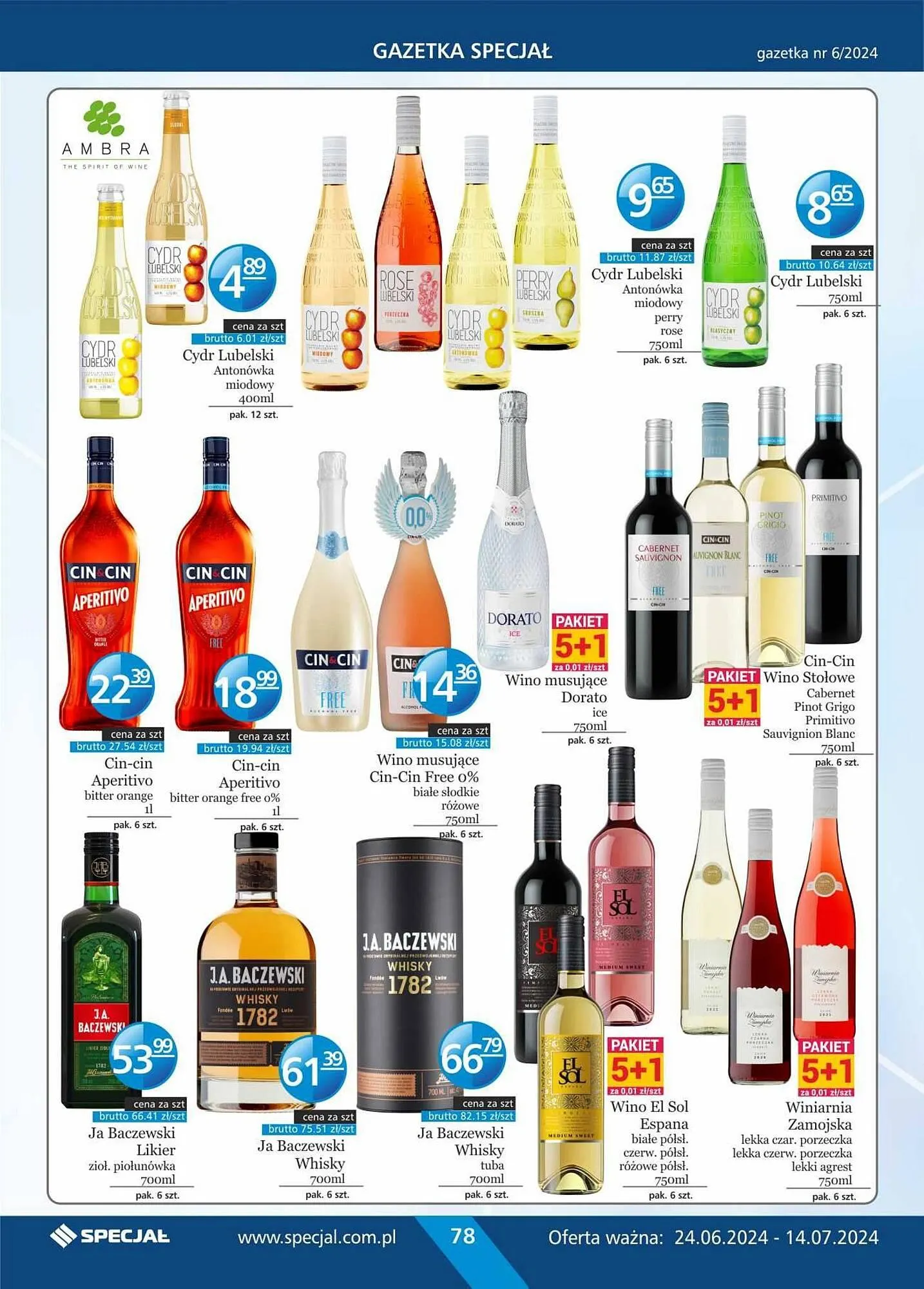 Gazetka Specjał gazetka od 24 czerwca do 14 lipca 2024 - Strona 78