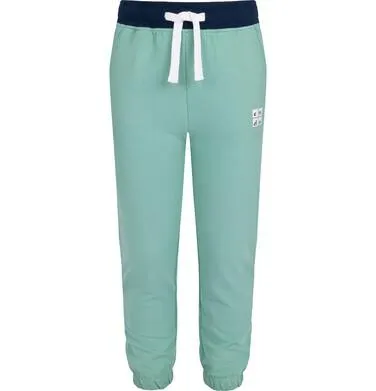 Spodnie dresowe dla chłopca, zielone 9-13 lat