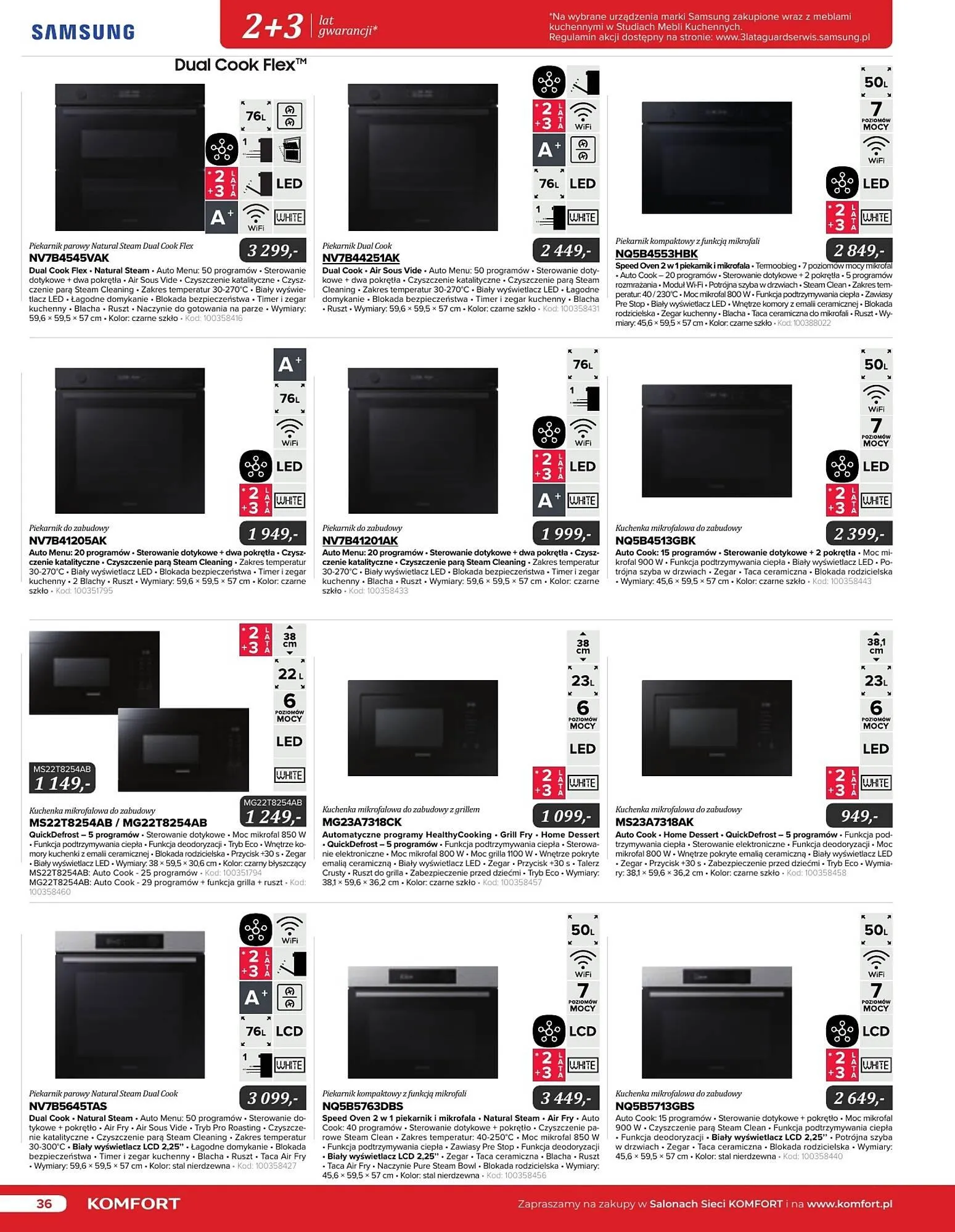 Gazetka Komfort gazetka od 11 września do 31 grudnia 2024 - Strona 36