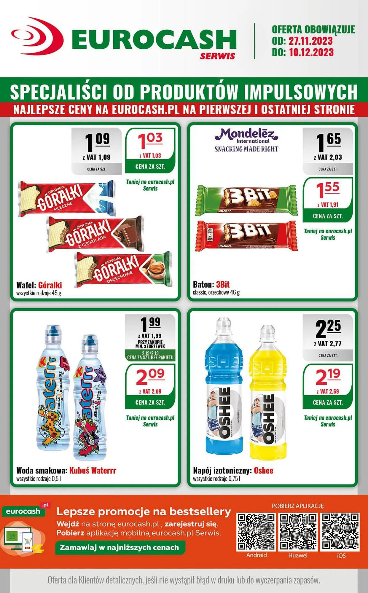 Gazetka Eurocash gazetka od 27 listopada do 10 grudnia 2023 - Strona 1