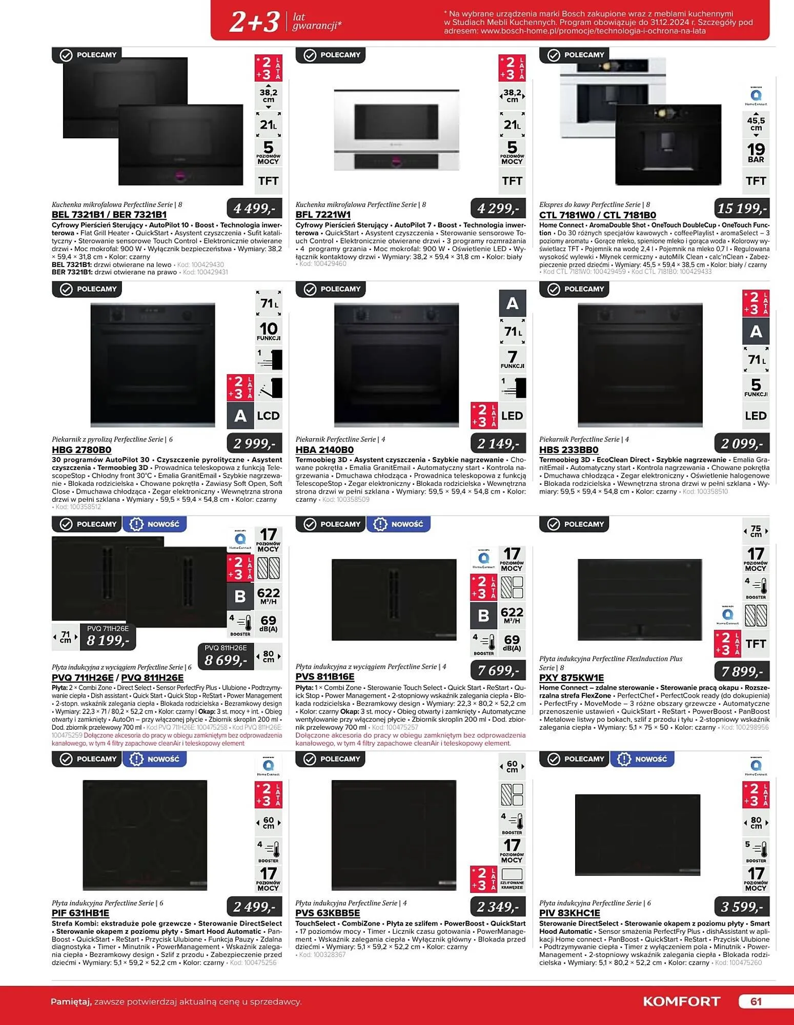 Gazetka Komfort gazetka od 11 września do 31 grudnia 2024 - Strona 61