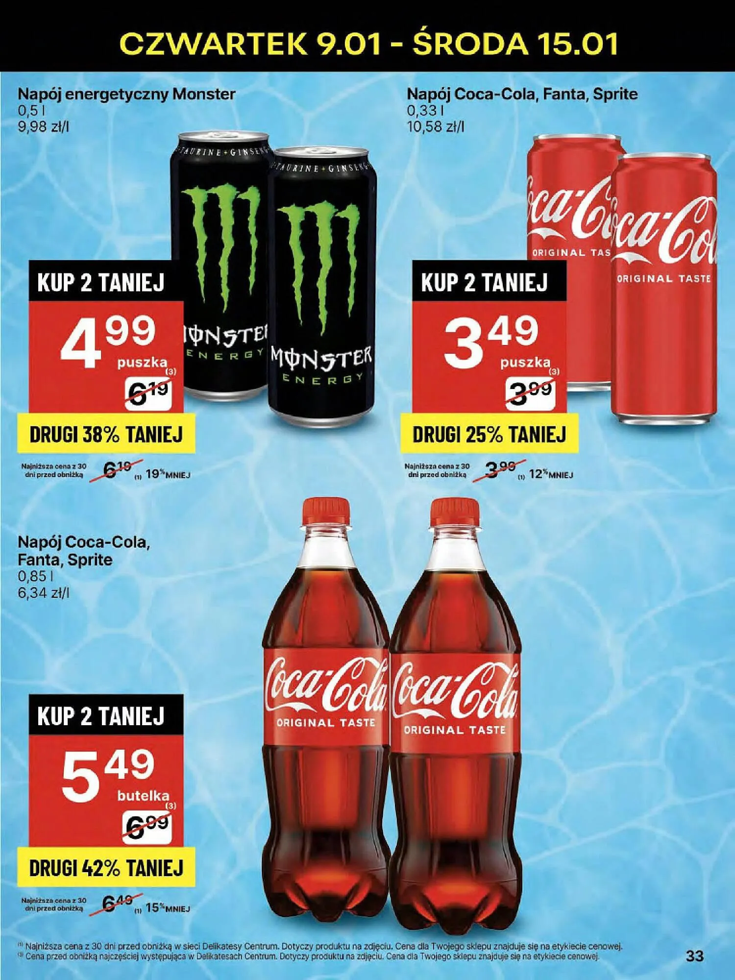 Gazetka Delikatesy Centrum gazetka od 9 stycznia do 15 stycznia 2025 - Strona 33