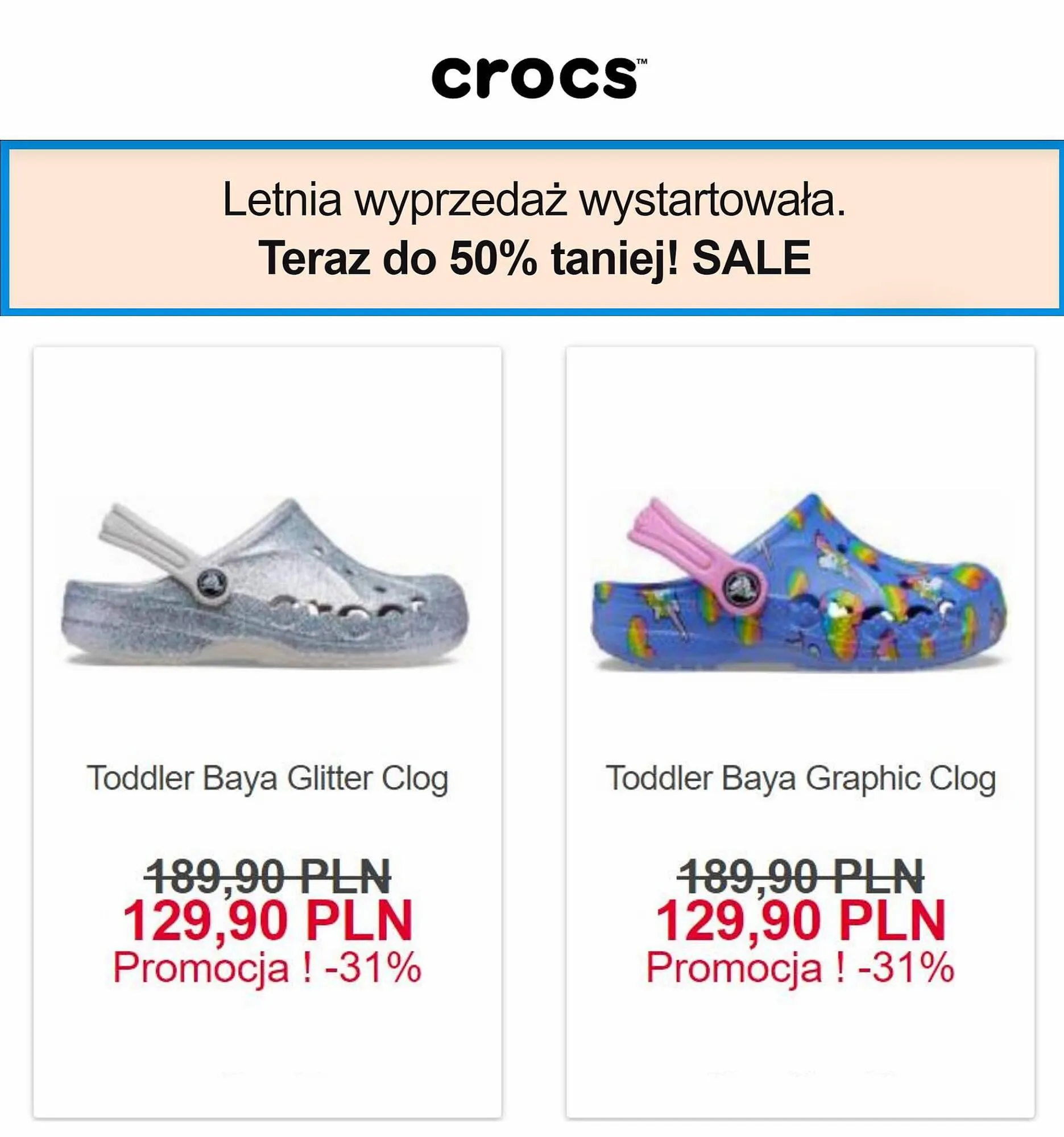 Gazetka Crocs gazetka od 7 lipca do 20 lipca 2023 - Strona 5