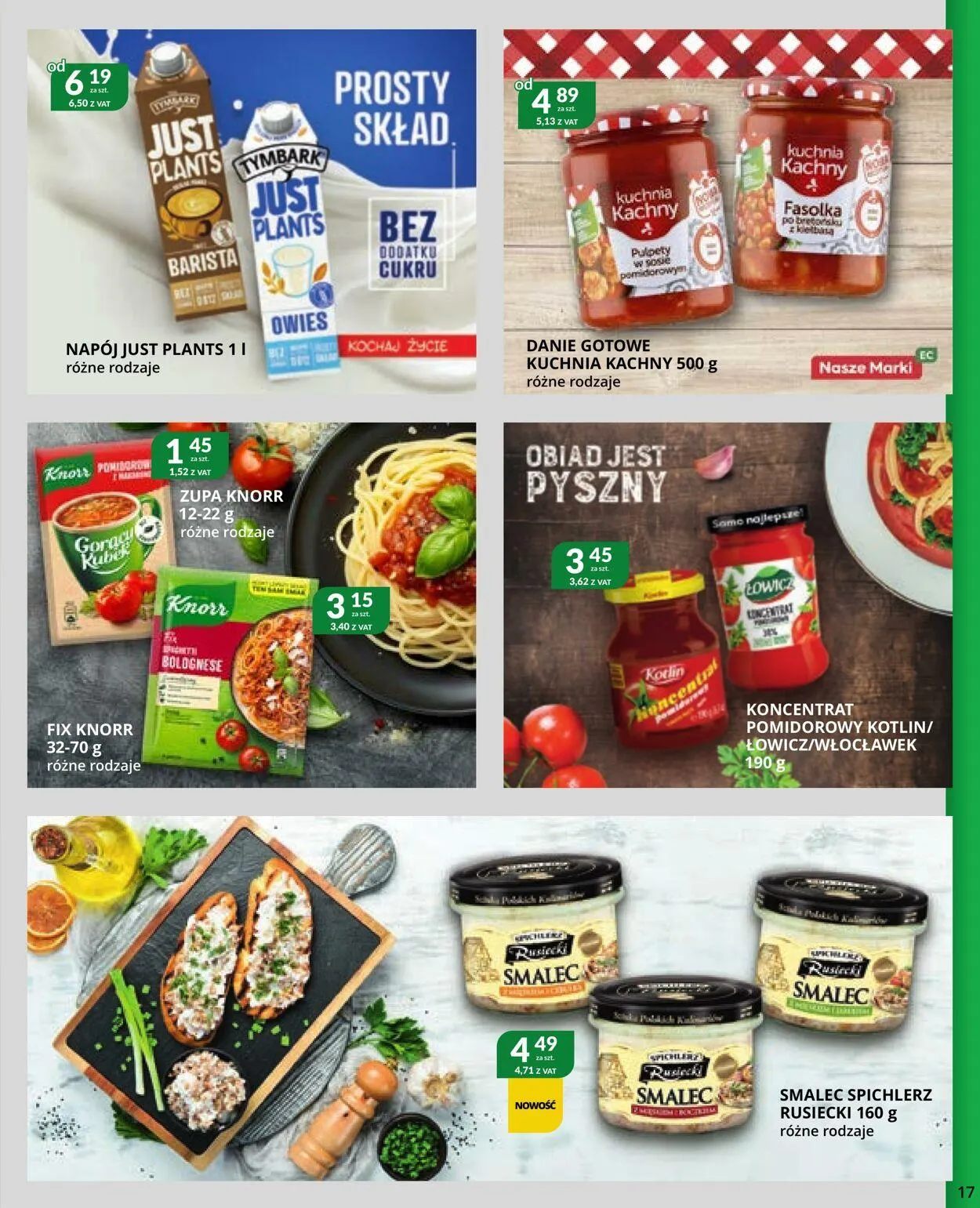 Gazetka Eurocash Aktualna gazetka od 7 stycznia do 26 stycznia 2025 - Strona 17