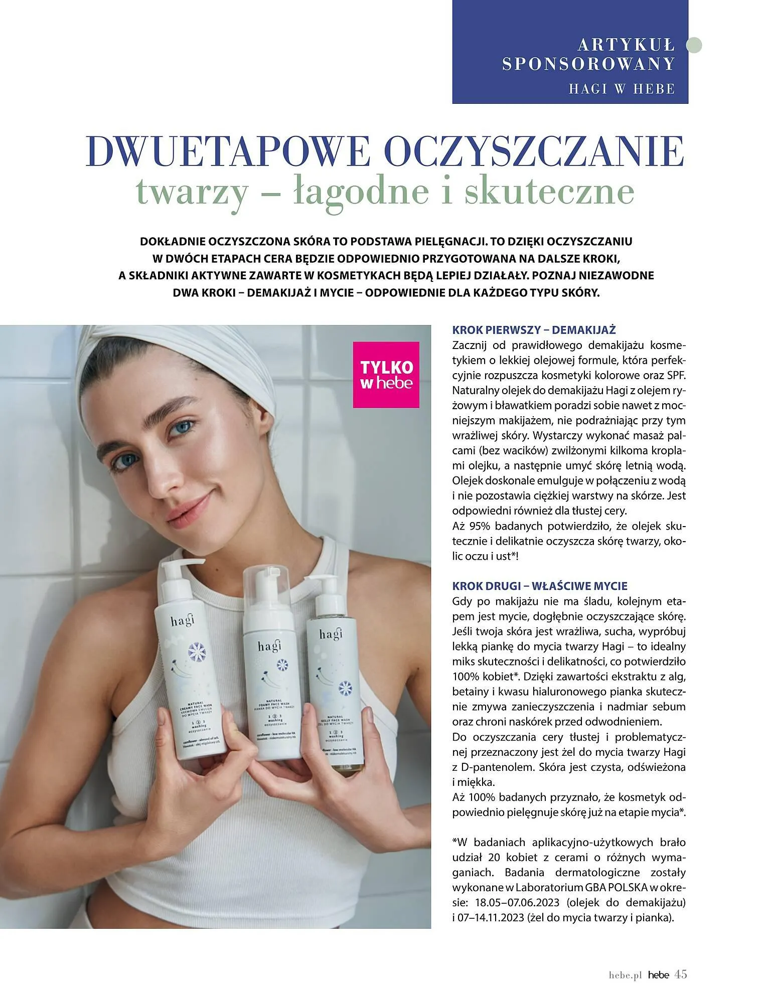 Gazetka Hebe gazetka od 1 marca do 30 kwietnia 2024 - Strona 45