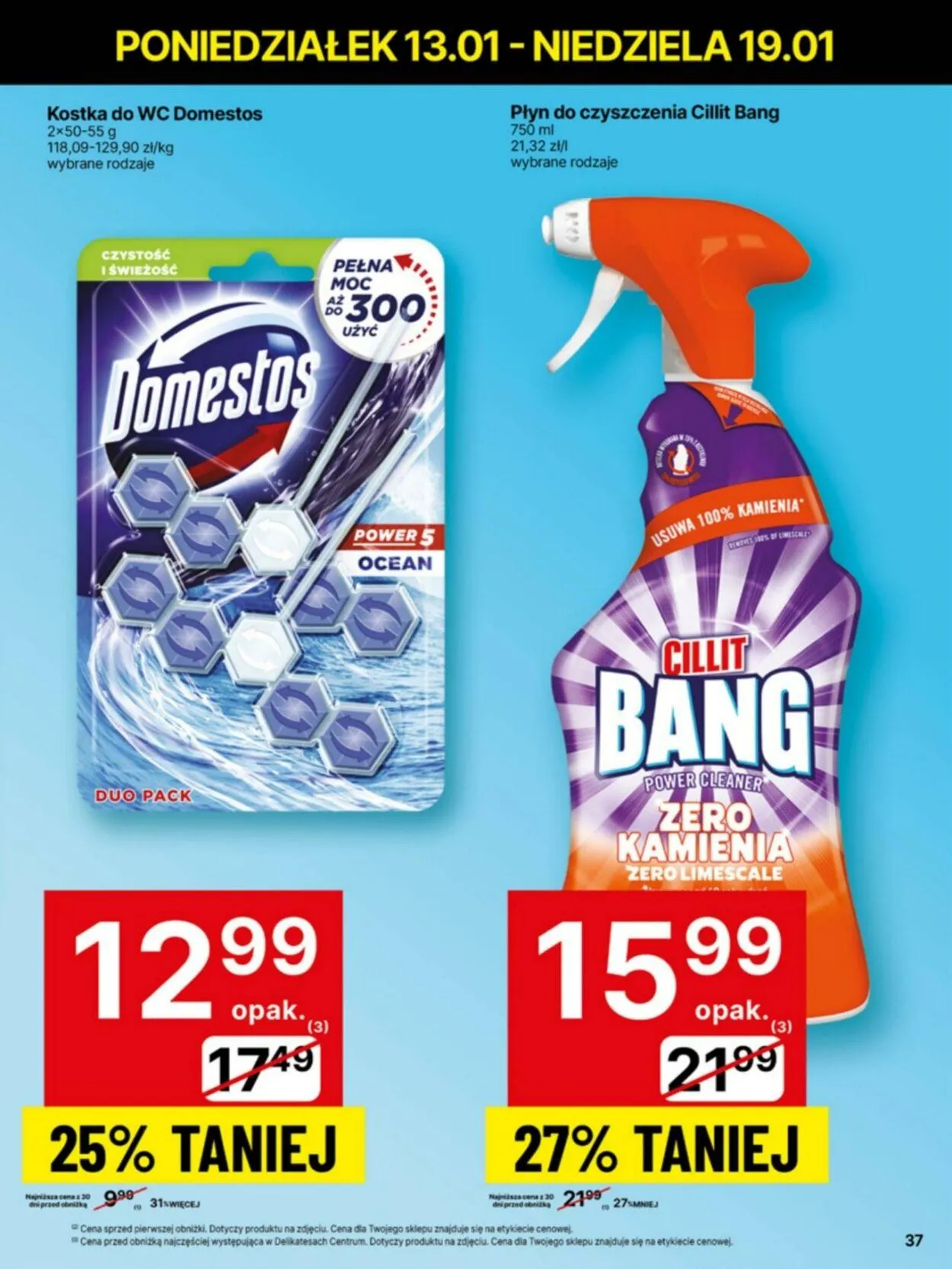 Gazetka Delikatesy Centrum Aktualna gazetka od 13 stycznia do 19 stycznia 2025 - Strona 37