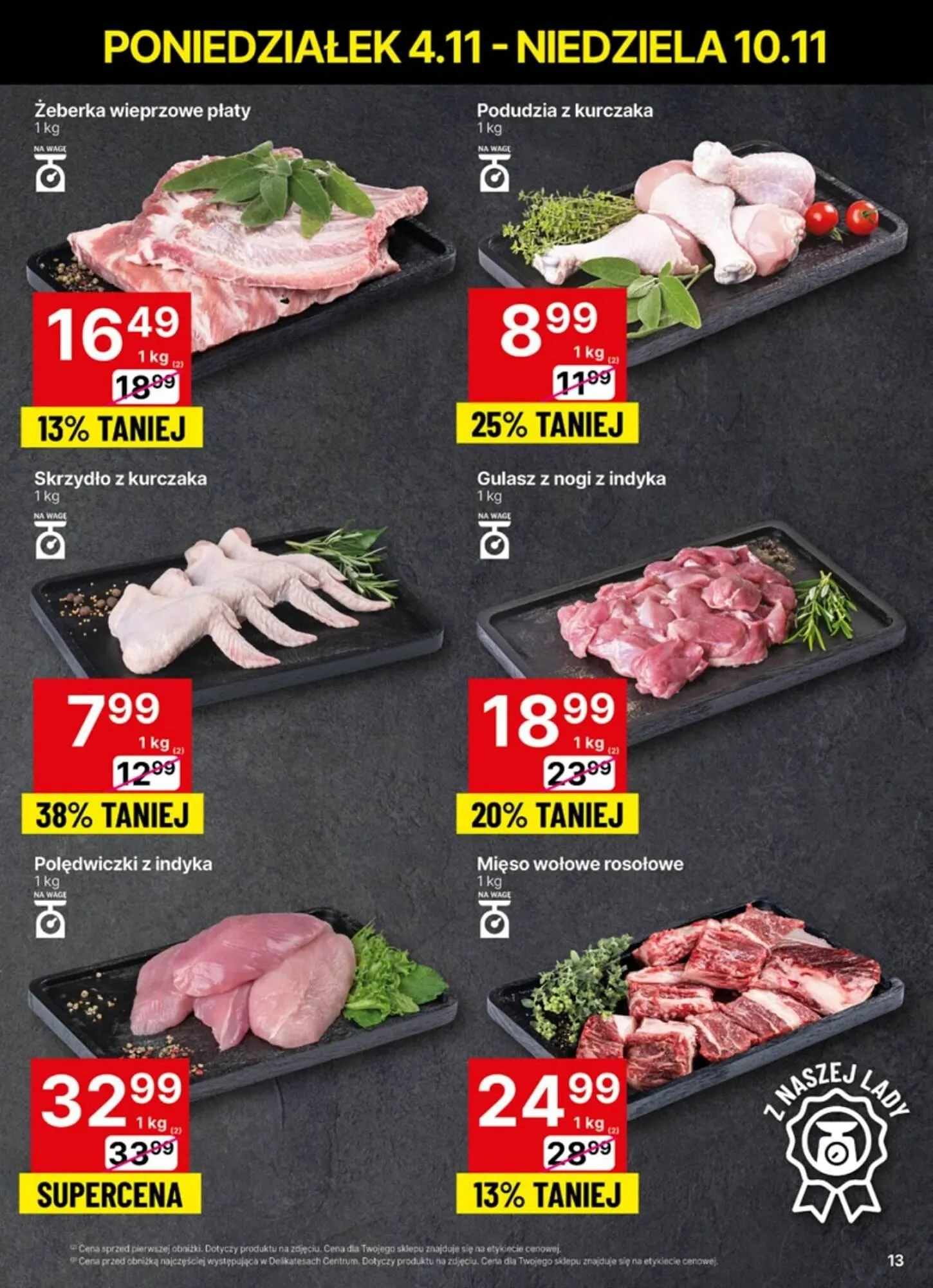 Gazetka Delikatesy Centrum gazetka od 4 listopada do 10 listopada 2024 - Strona 13