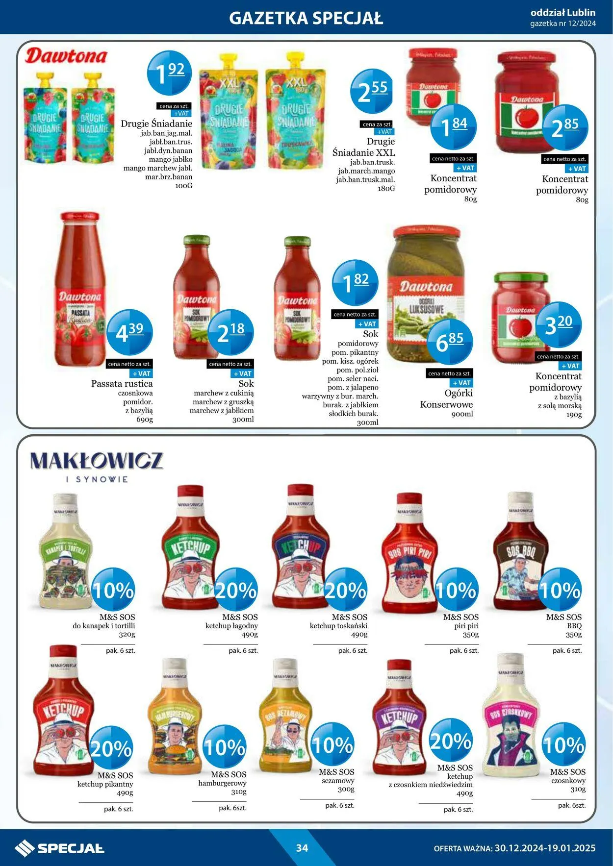 Gazetka Specjał od 30 grudnia do 19 stycznia 2026 - Strona 34