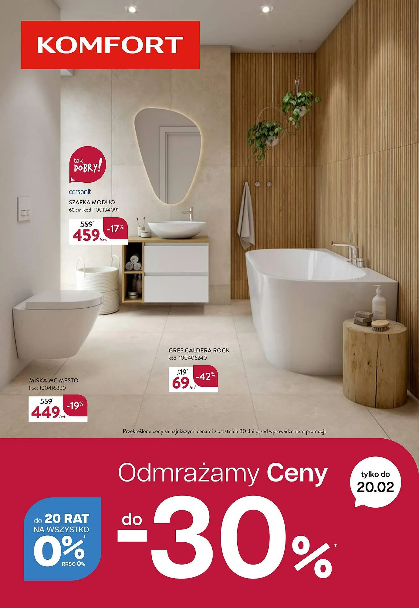 Gazetka Komfort gazetka od 10 stycznia do 20 lutego 2024 - Strona