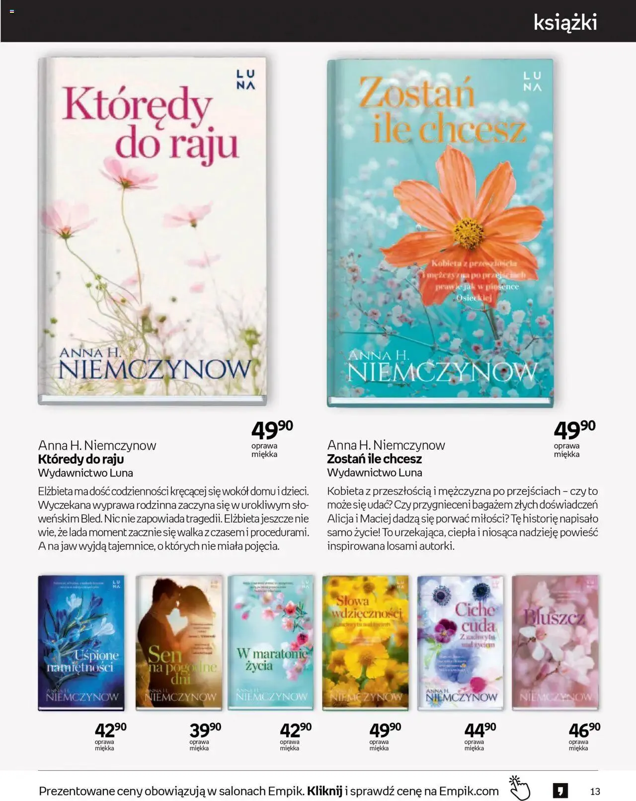 Gazetka Empik Gazetka od 11 września do 24 września 2024 - Strona 13