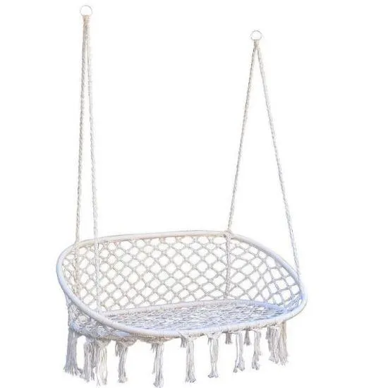 Huśtawka bocianie gniazdo z oparciem dwuosobowa