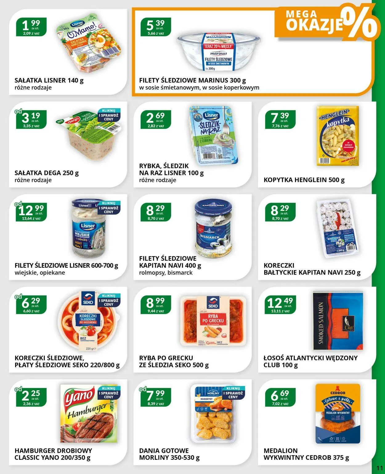 Gazetka Eurocash Aktualna gazetka od 28 października do 17 listopada 2024 - Strona 11