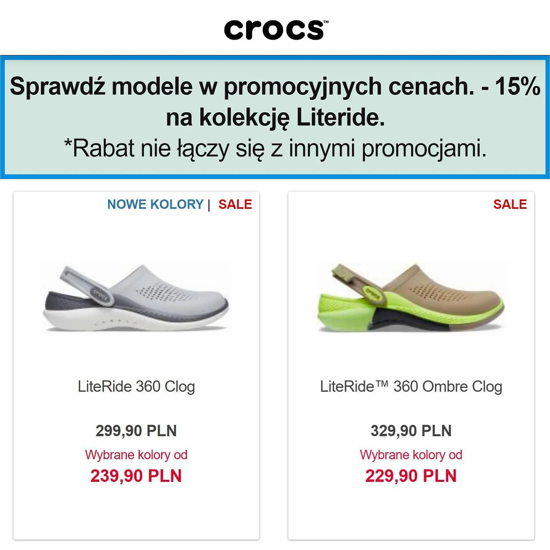 Crocs gazetka - 1