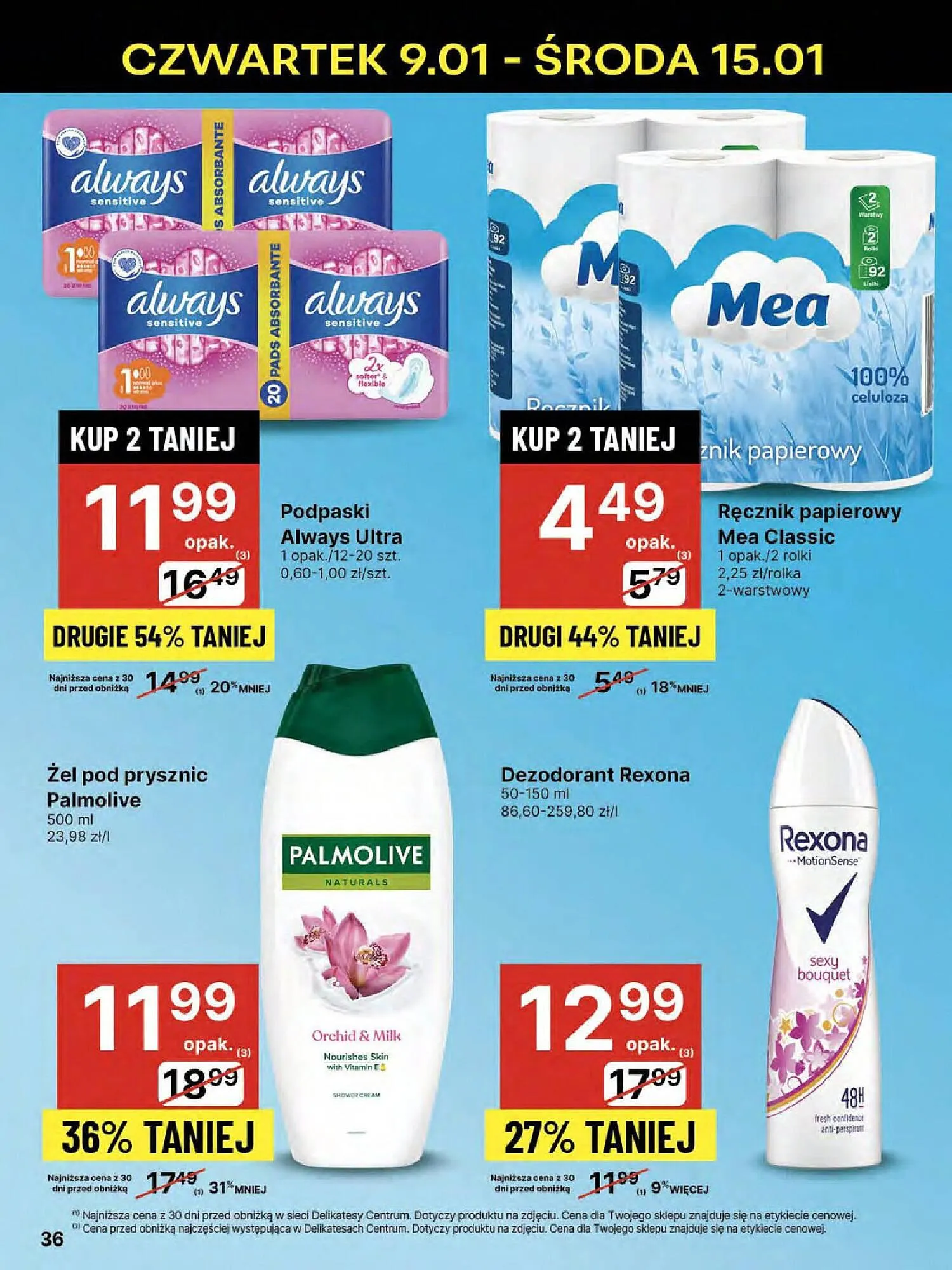 Gazetka Delikatesy Centrum gazetka od 9 stycznia do 15 stycznia 2025 - Strona 36