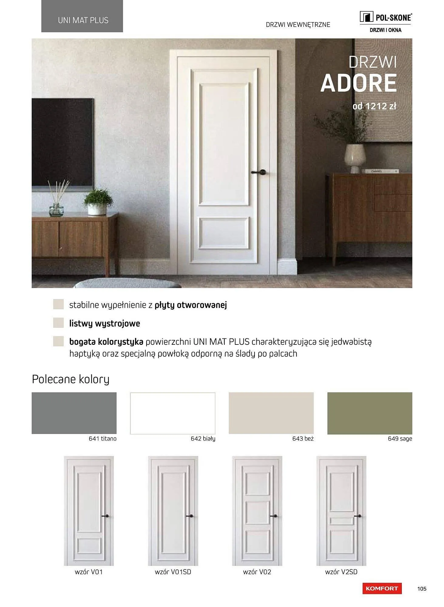 Gazetka Komfort gazetka od 16 sierpnia do 31 grudnia 2025 - Strona 105