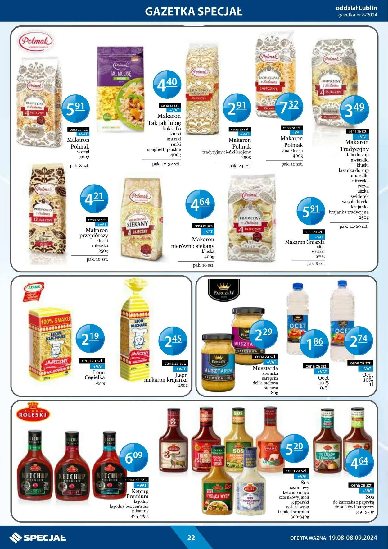 Gazetka Specjał od 19 sierpnia do 8 września 2024 - Strona 22