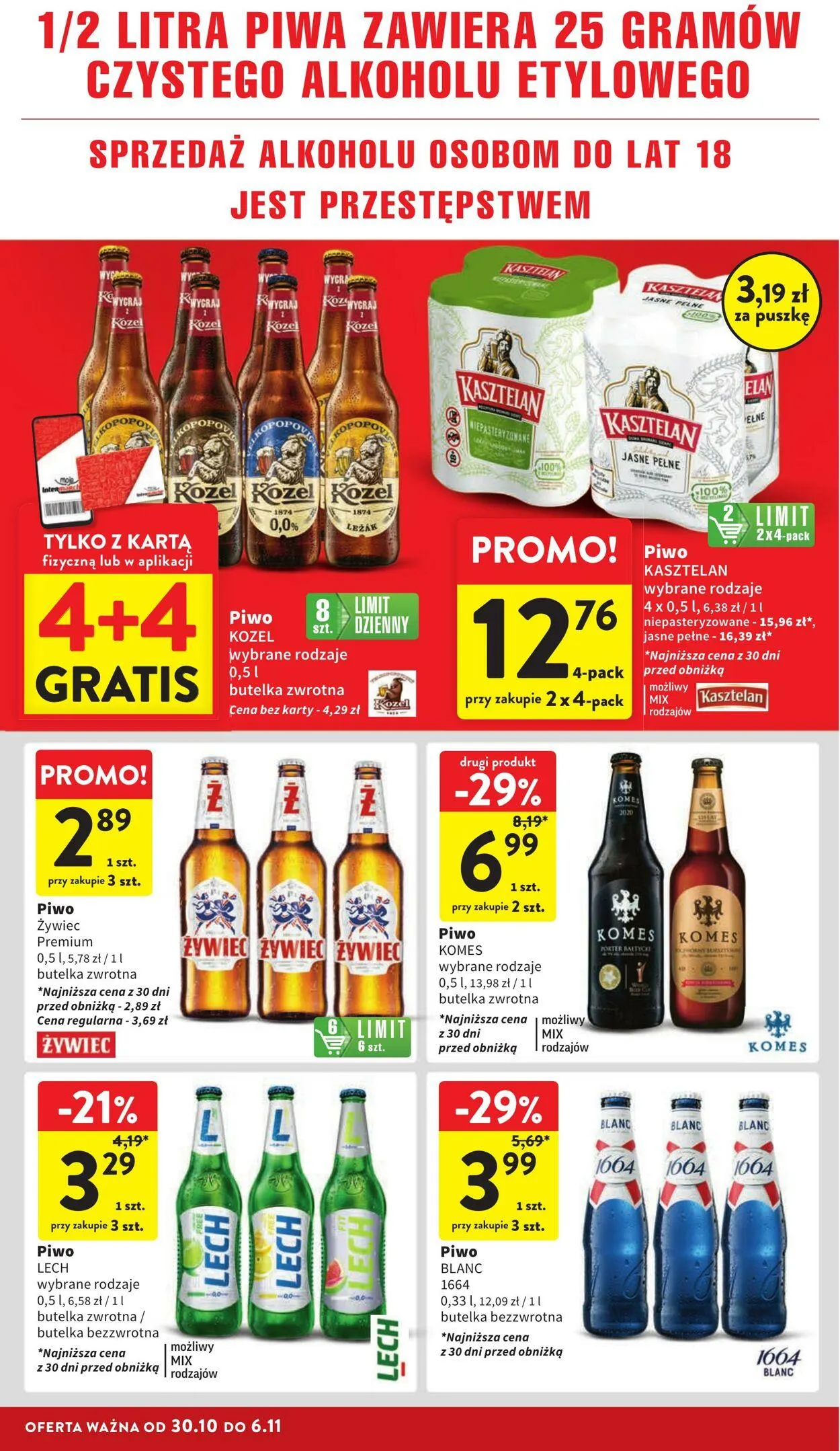 Gazetka Intermarché Aktualna gazetka od 30 października do 6 listopada 2024 - Strona 30