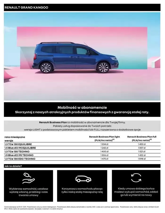 Gazetka Renault Grand Kangoo od 9 stycznia do 9 stycznia 2026 - Strona 2