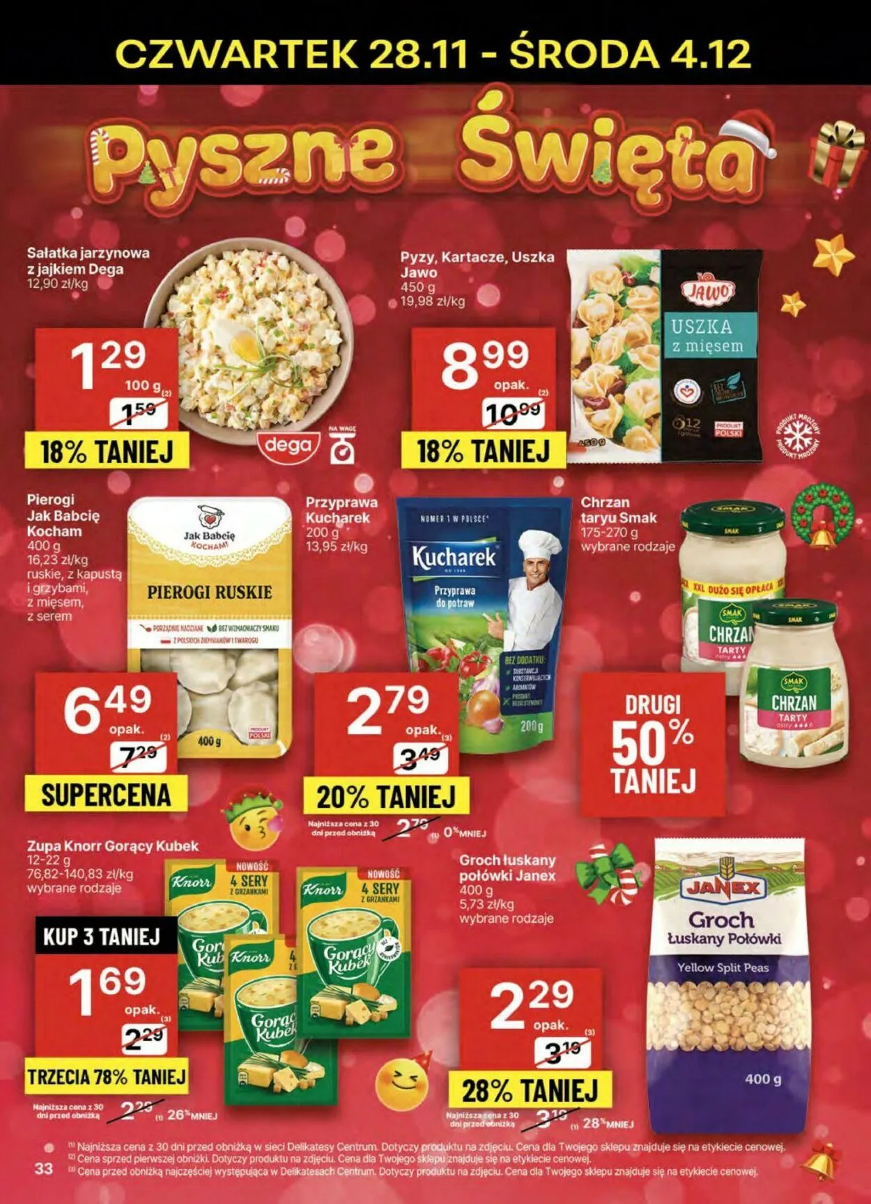 Gazetka Delikatesy Centrum Aktualna gazetka od 28 listopada do 4 grudnia 2024 - Strona 33