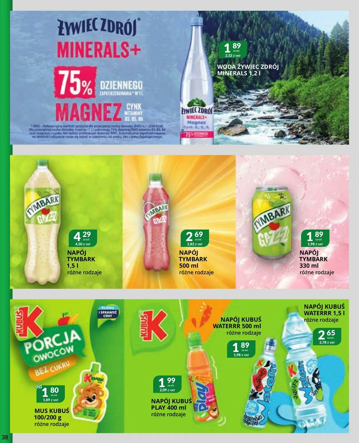 Gazetka Eurocash Aktualna gazetka od 7 stycznia do 26 stycznia 2025 - Strona 38