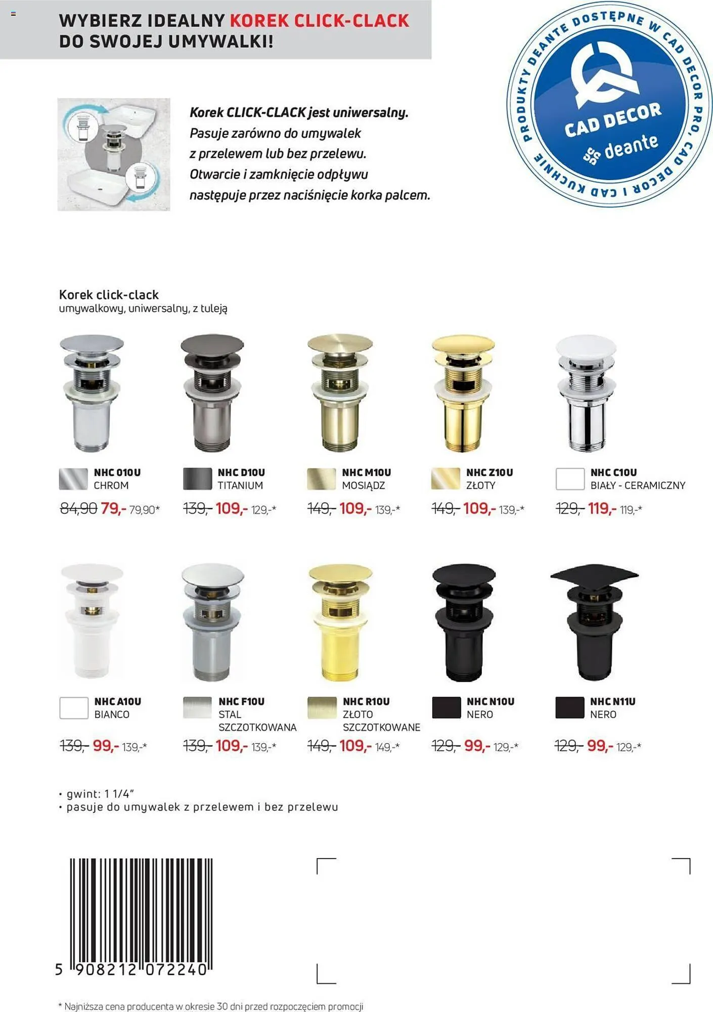 Gazetka Deante gazetka od 1 sierpnia do 31 grudnia 2023 - Strona 96