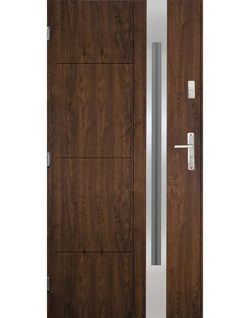 Drzwi zewnętrzne Sacramento 90 cm lewe orzech PANTOR