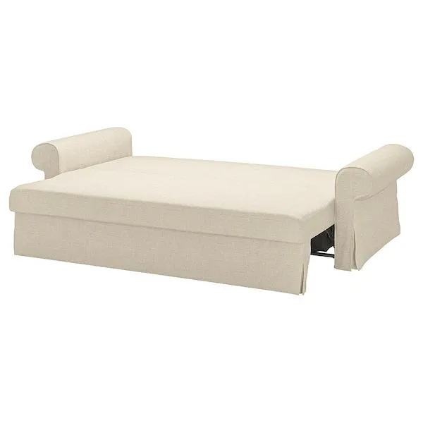 Rozkładana sofa 3-osobowa, Kilanda jasnobeżowy