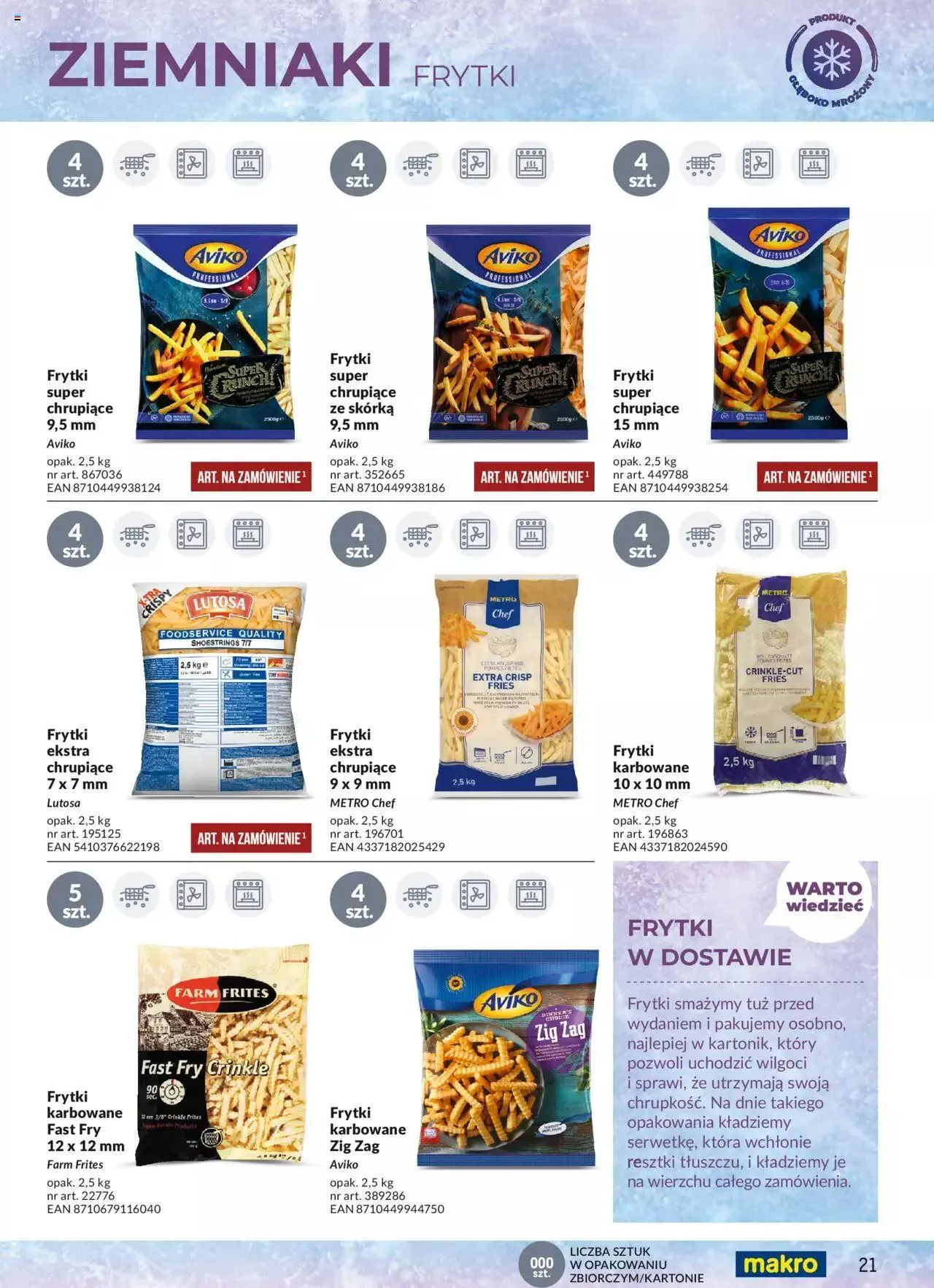 Gazetka Makro Gazetka - Mrożonki od 20 maja do 31 stycznia 2025 - Strona 21