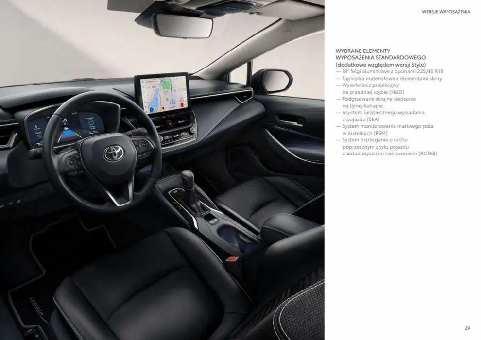 Gazetka Corolla Sedan 2023 od 22 maja do 22 maja 2024 - Strona 29
