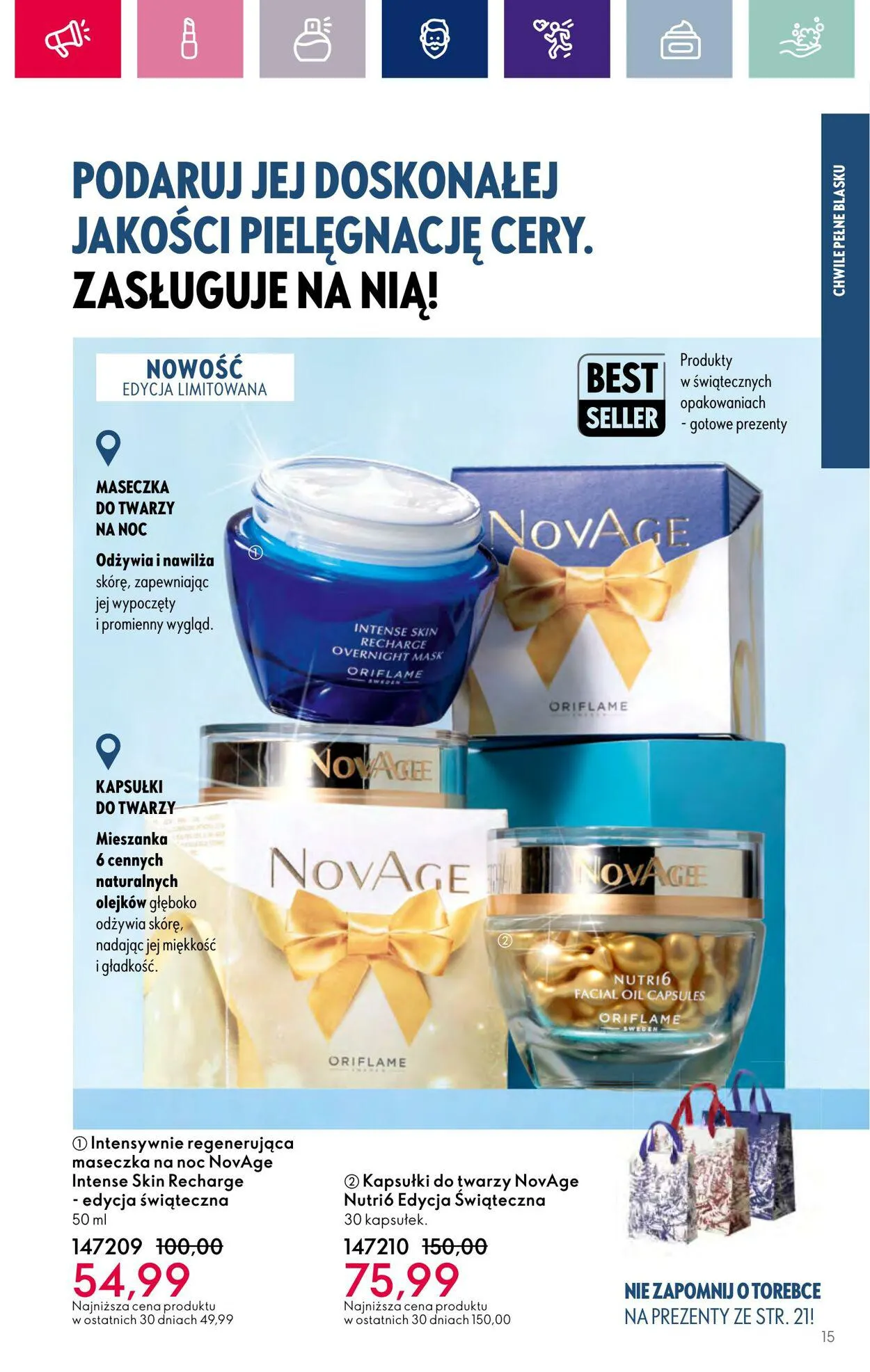 Gazetka Oriflame Aktualna gazetka od 6 grudnia do 27 grudnia 2023 - Strona 15