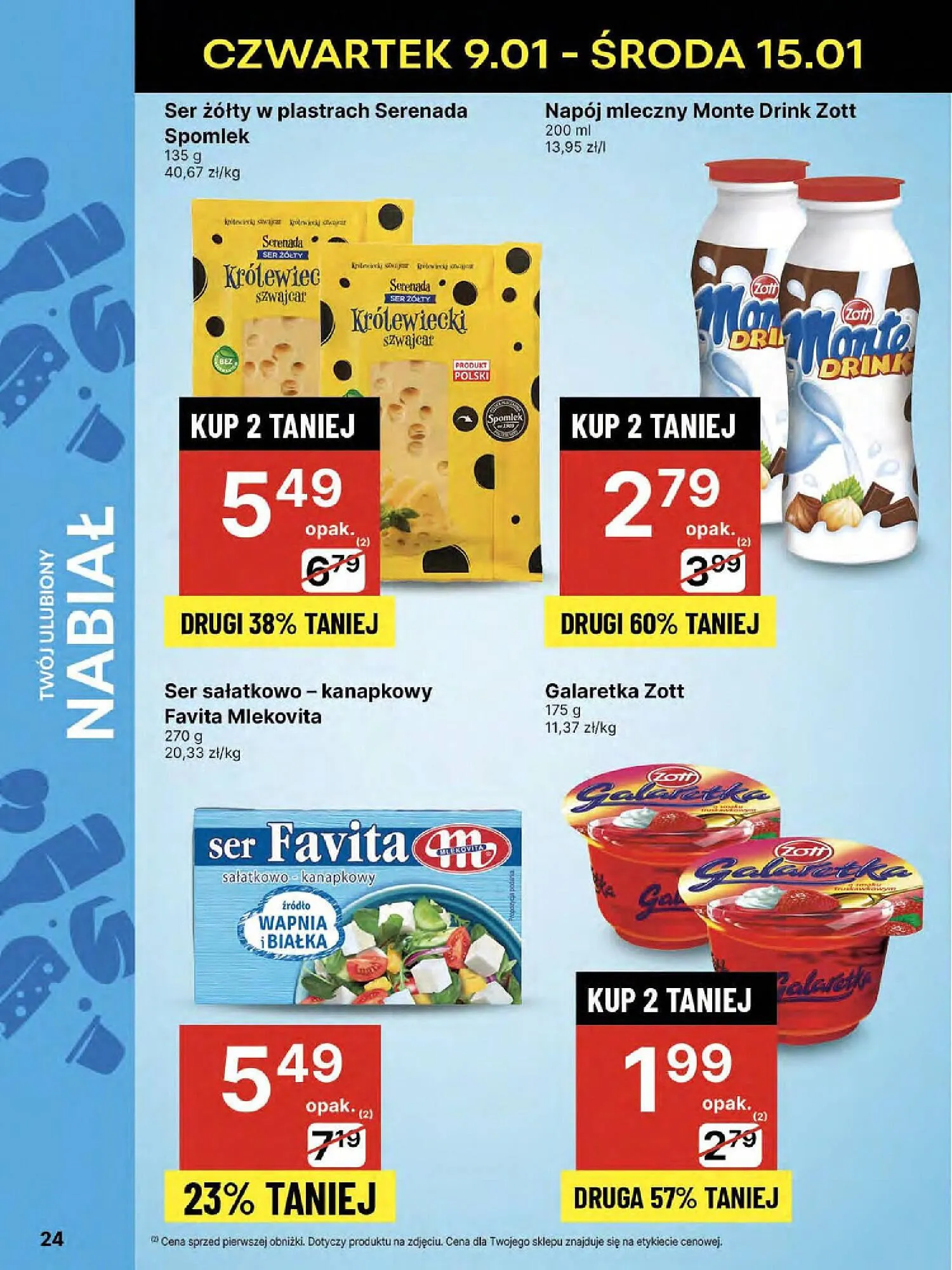 Gazetka Delikatesy Centrum gazetka od 9 stycznia do 15 stycznia 2025 - Strona 24