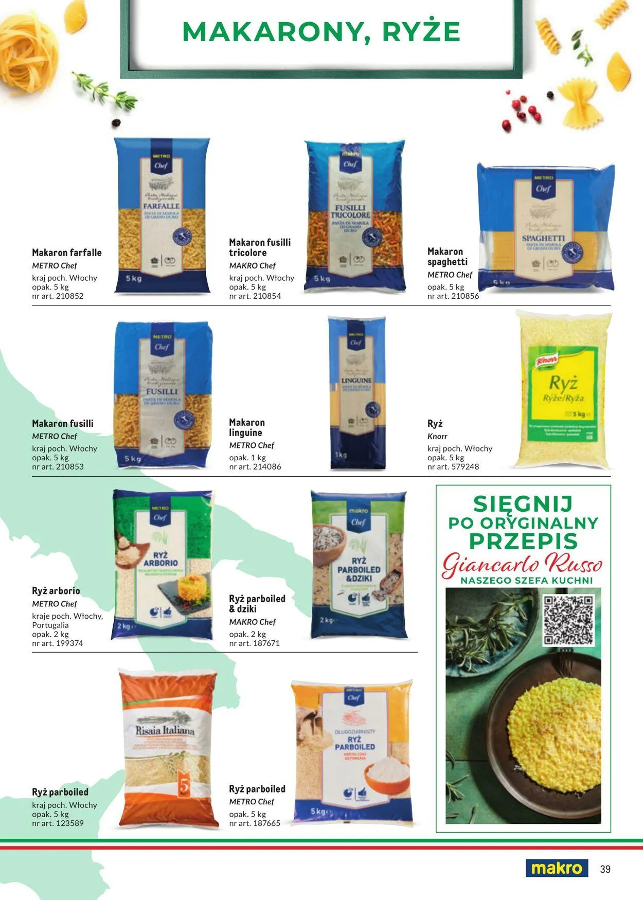 Gazetka Makro Aktualna gazetka od 6 stycznia do 20 stycznia 2025 - Strona 39