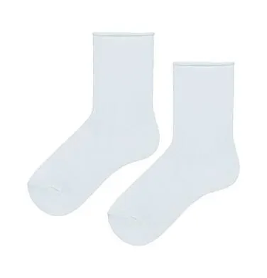 Skarpetki dziecięce z bawełny organicznej, błękitne