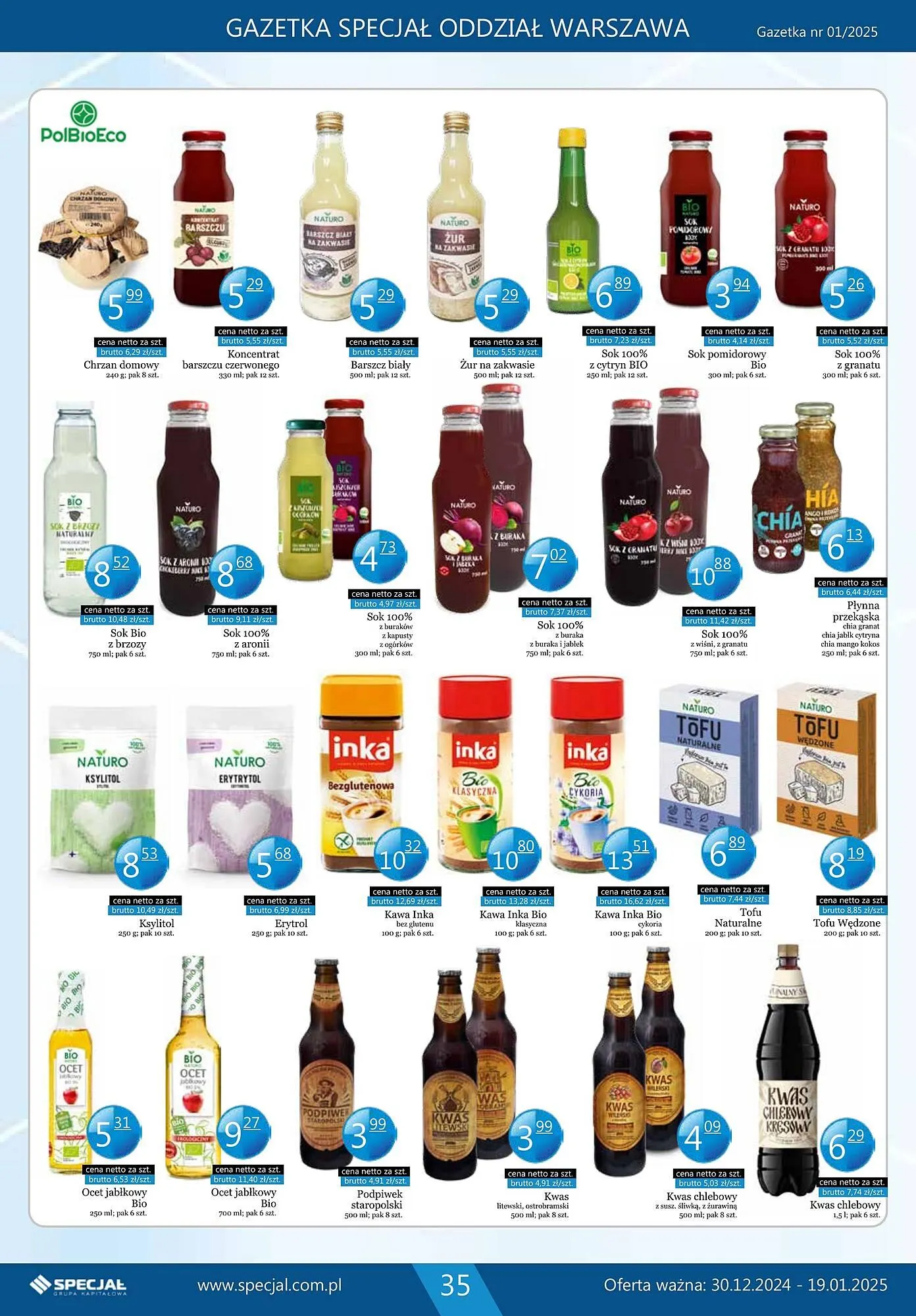 Gazetka Specjał gazetka od 30 grudnia do 19 stycznia 2025 - Strona 35