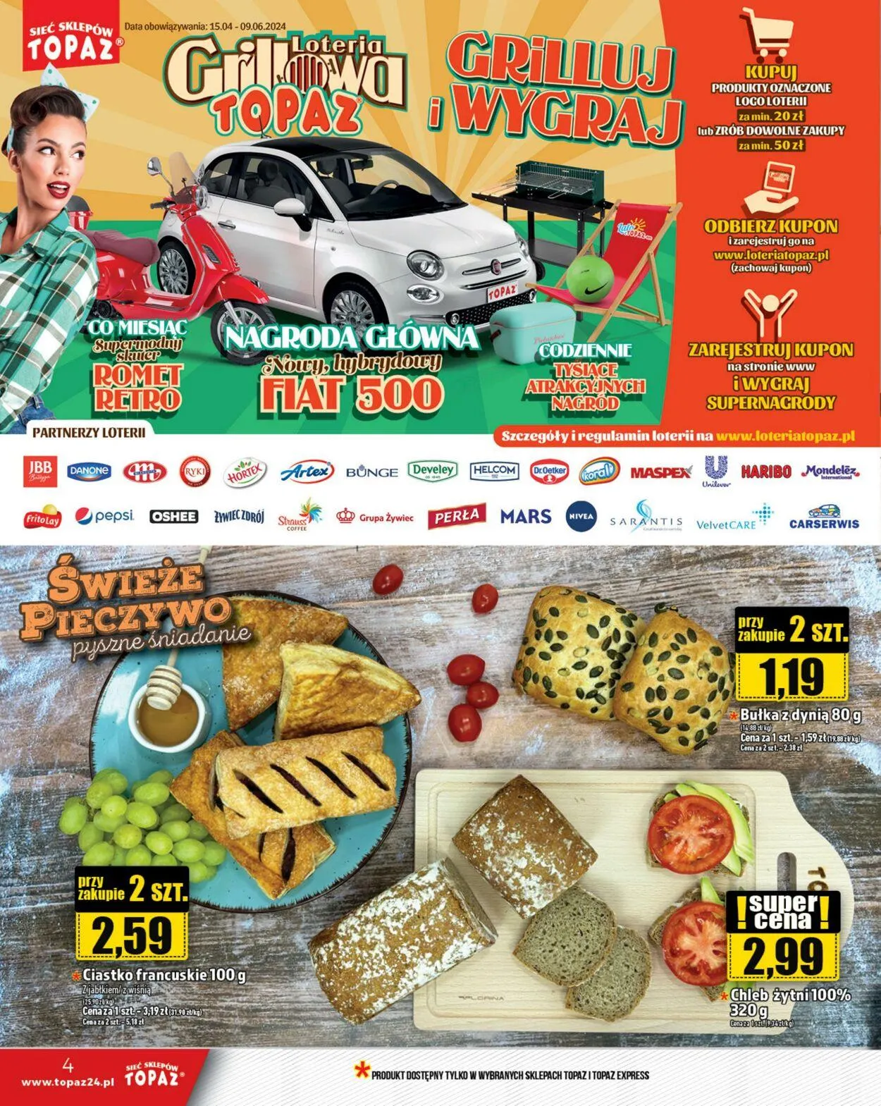 Gazetka Topaz Aktualna gazetka od 2 kwietnia do 16 kwietnia 2025 - Strona 4