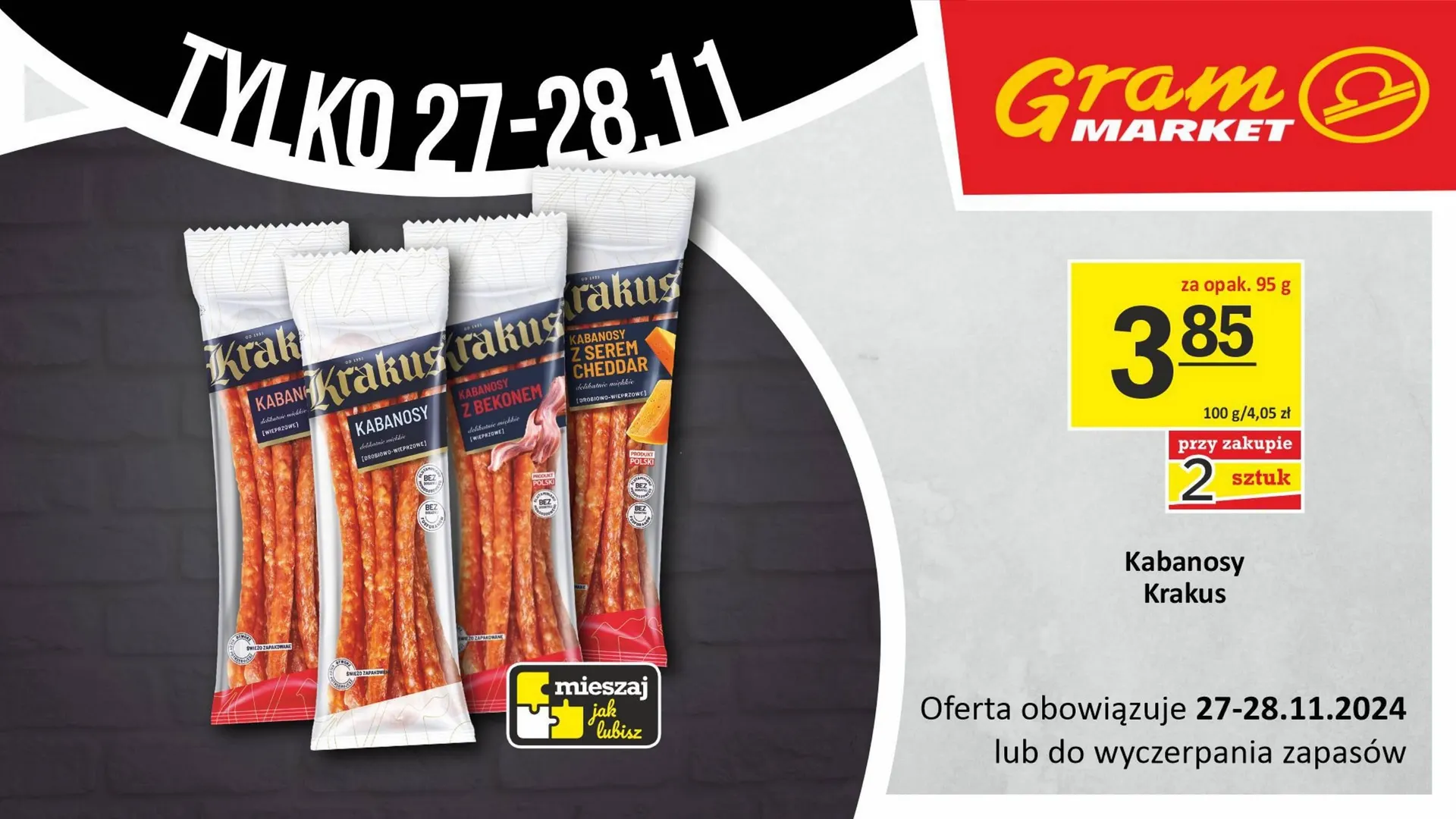 Gazetka Gram Market gazetka od 27 listopada do 3 grudnia 2024 - Strona 1