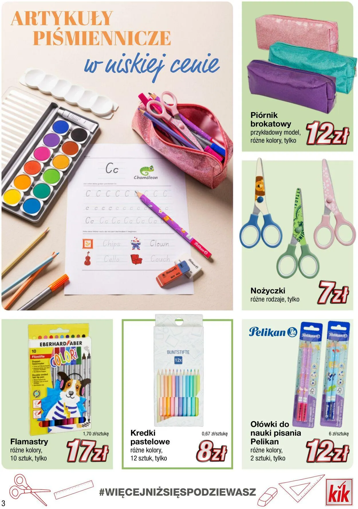 Gazetka Kik Aktualna gazetka od 14 sierpnia do 28 sierpnia 2024 - Strona 3