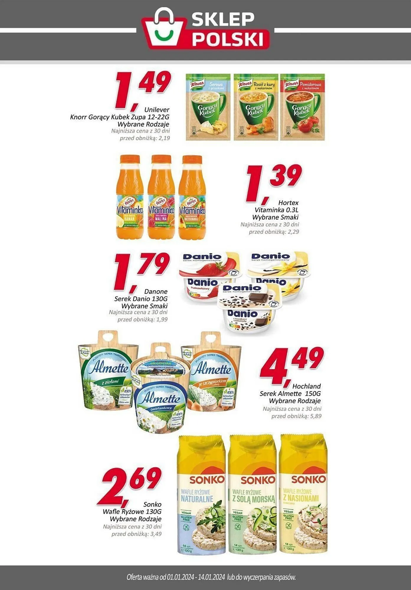 Gazetka Sklep Polski gazetka od 1 stycznia do 14 stycznia 2024 - Strona