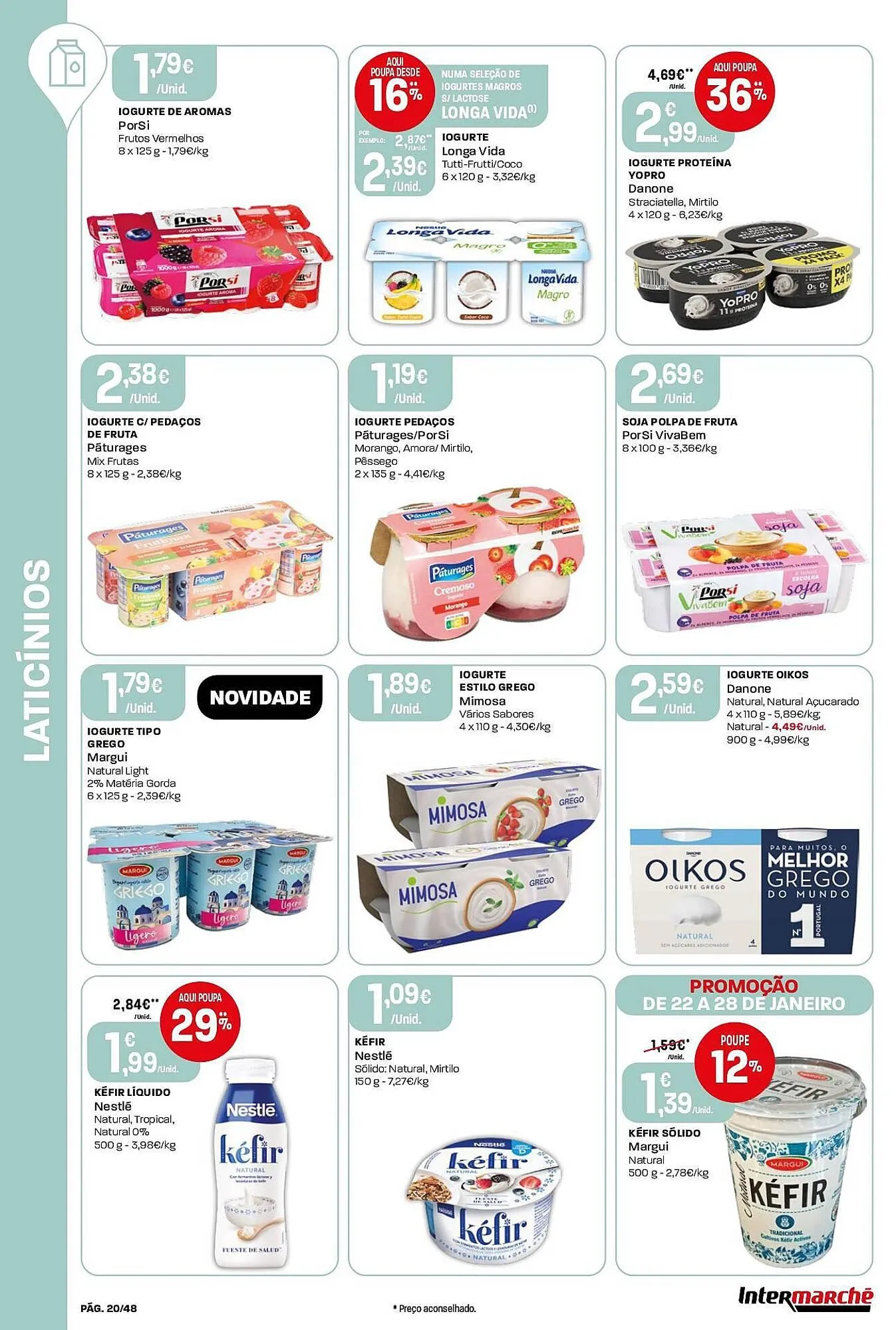Folheto Folheto Intermarché de 22 de janeiro até 28 de janeiro 2026 - Pagina 20